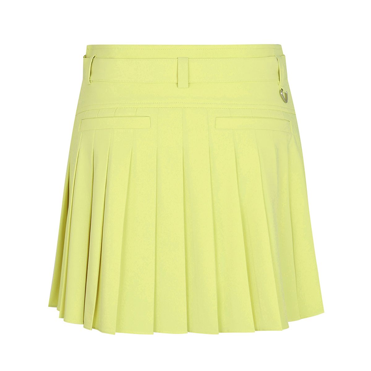 말본 골프(MALBON GOLF) 변형 플리츠 벨트 스커트 YELLOW (WOMAN)