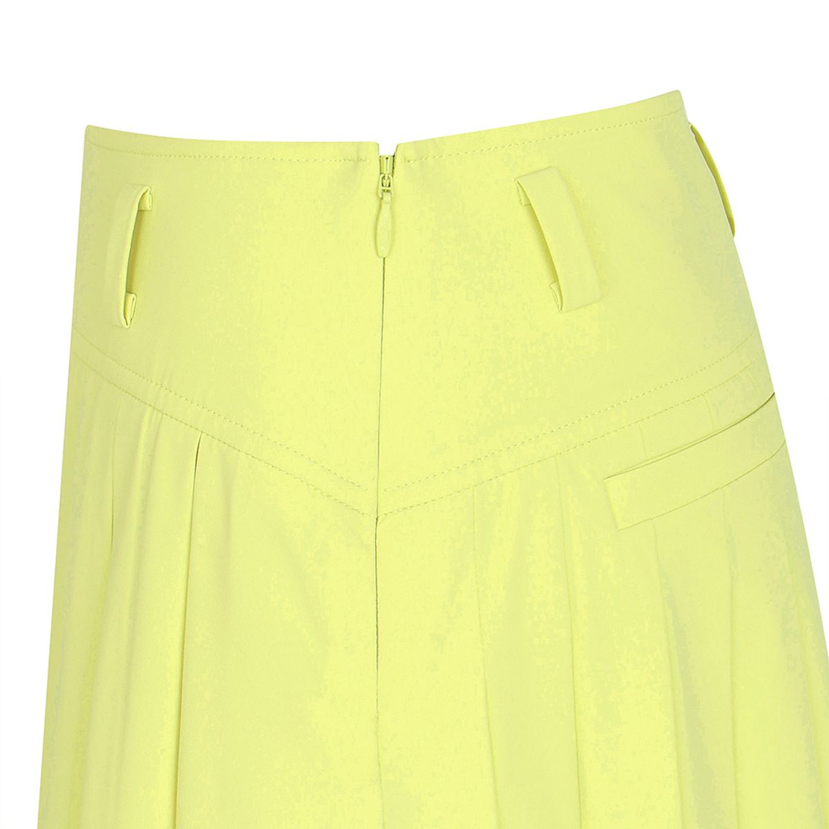 말본 골프(MALBON GOLF) 변형 플리츠 벨트 스커트 YELLOW (WOMAN)
