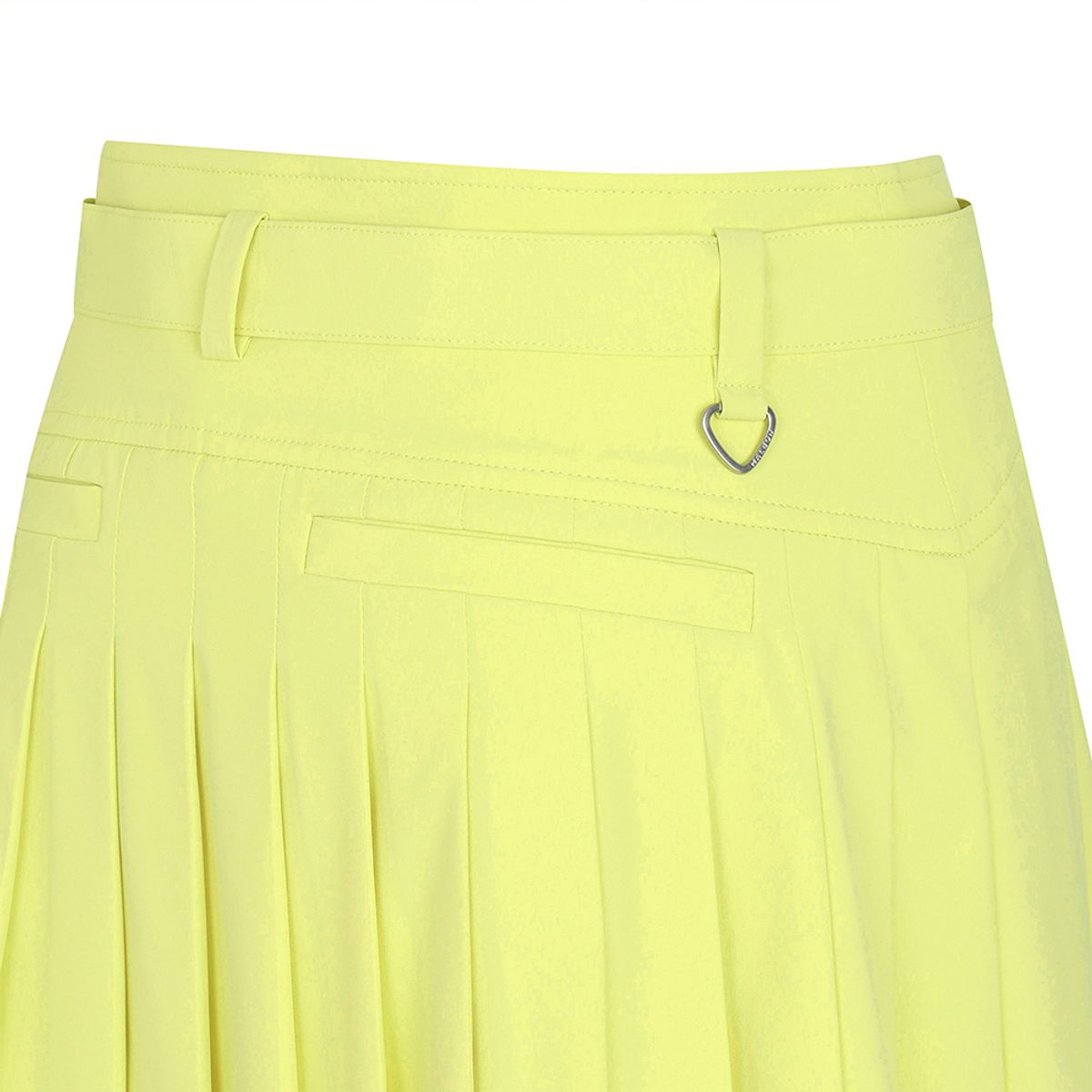 말본 골프(MALBON GOLF) 변형 플리츠 벨트 스커트 YELLOW (WOMAN)