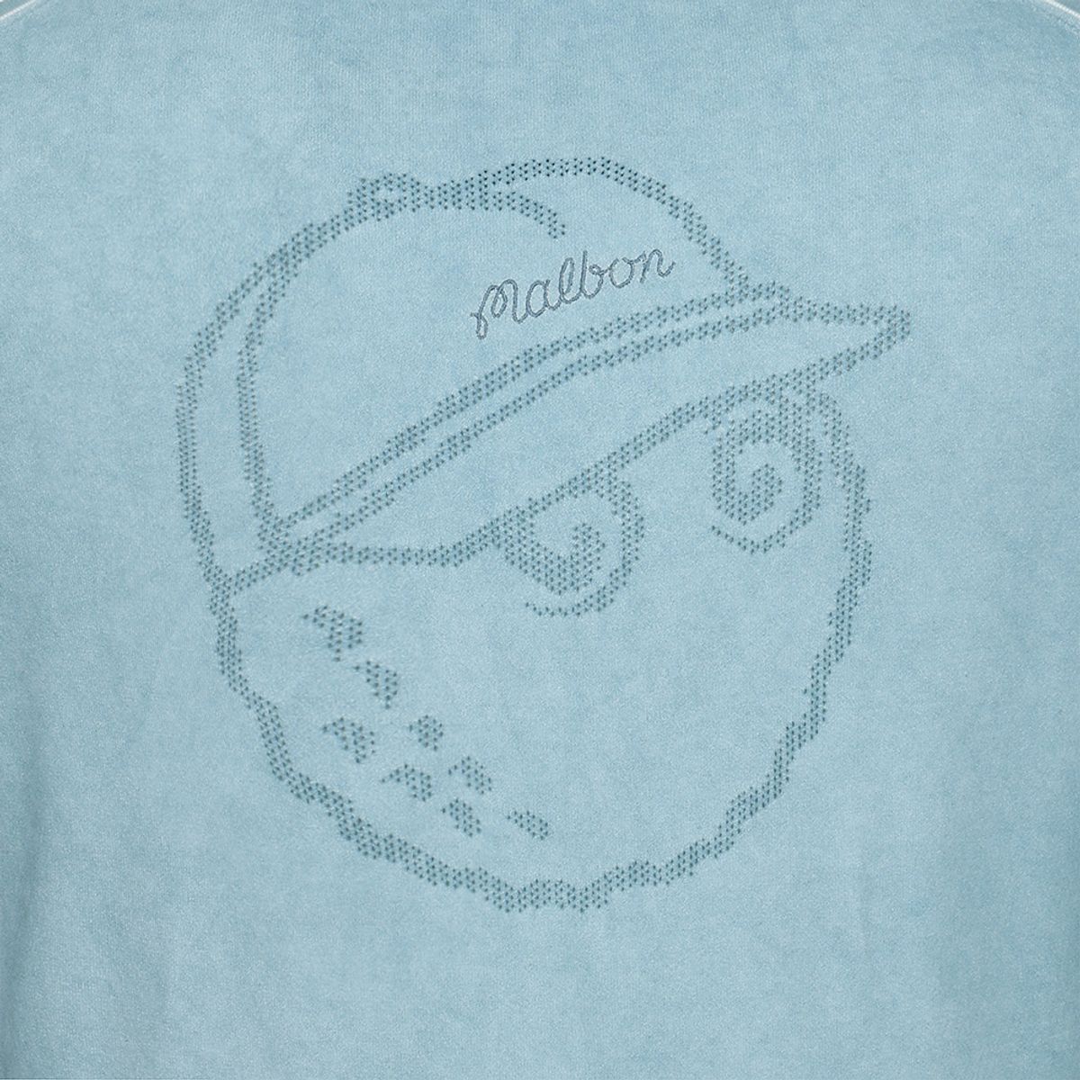 말본 골프(MALBON GOLF) 콜드다잉 반팔 니트 DARK BLUE (MAN)