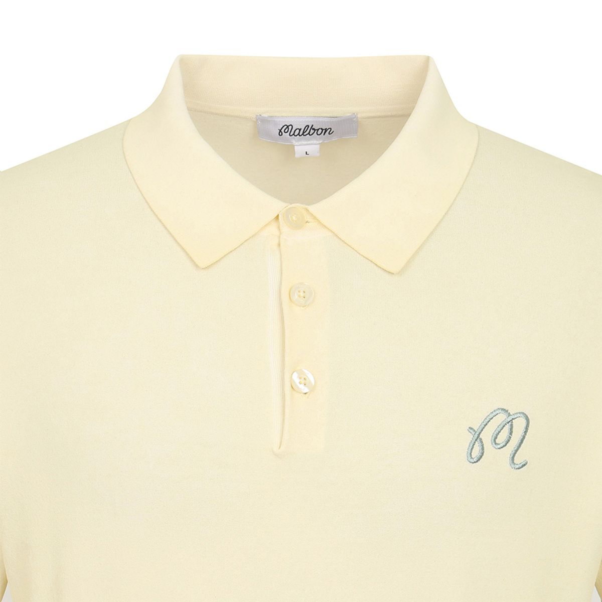 말본 골프(MALBON GOLF) 콜드다잉 반팔 니트 YELLOW (MAN)