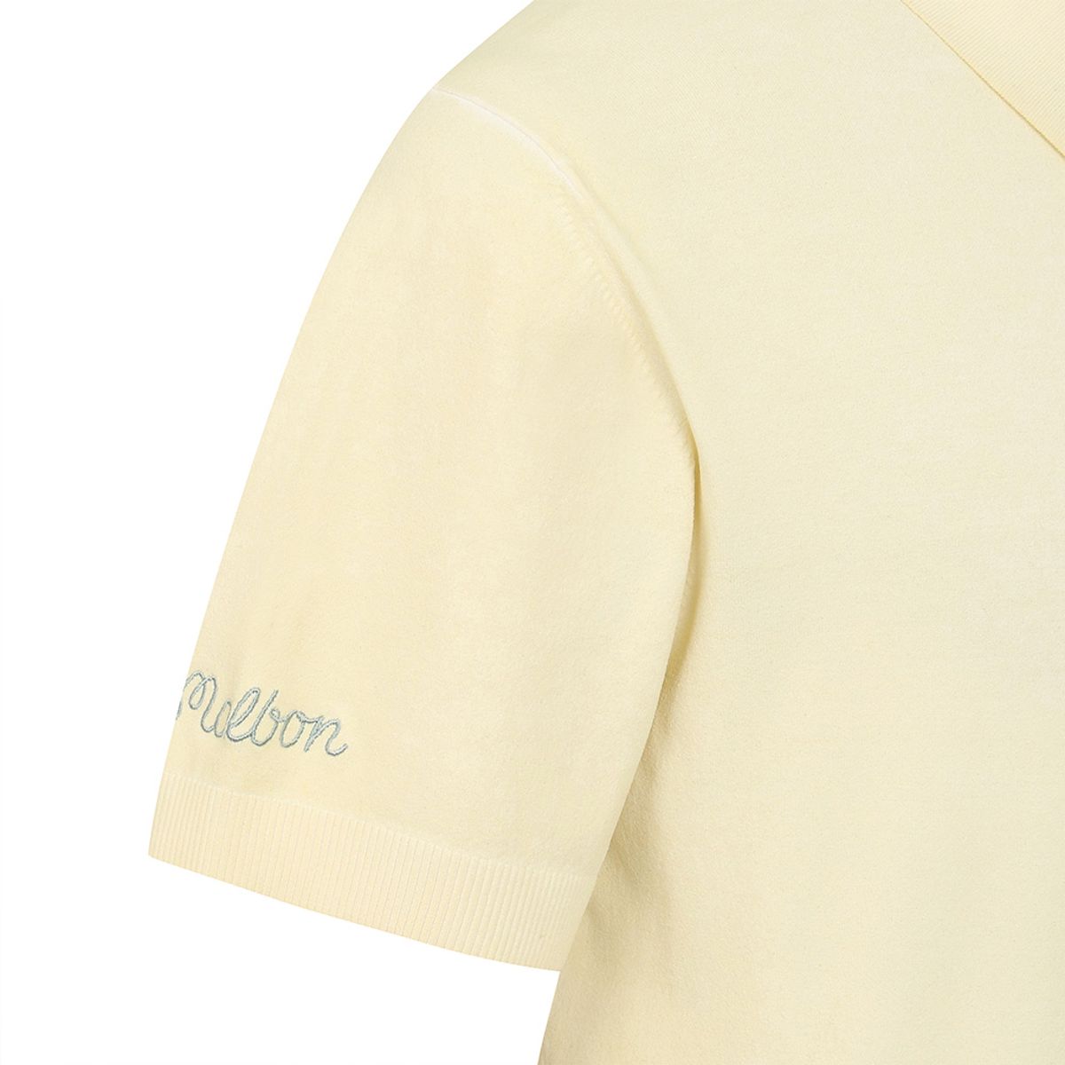 말본 골프(MALBON GOLF) 콜드다잉 반팔 니트 YELLOW (MAN)