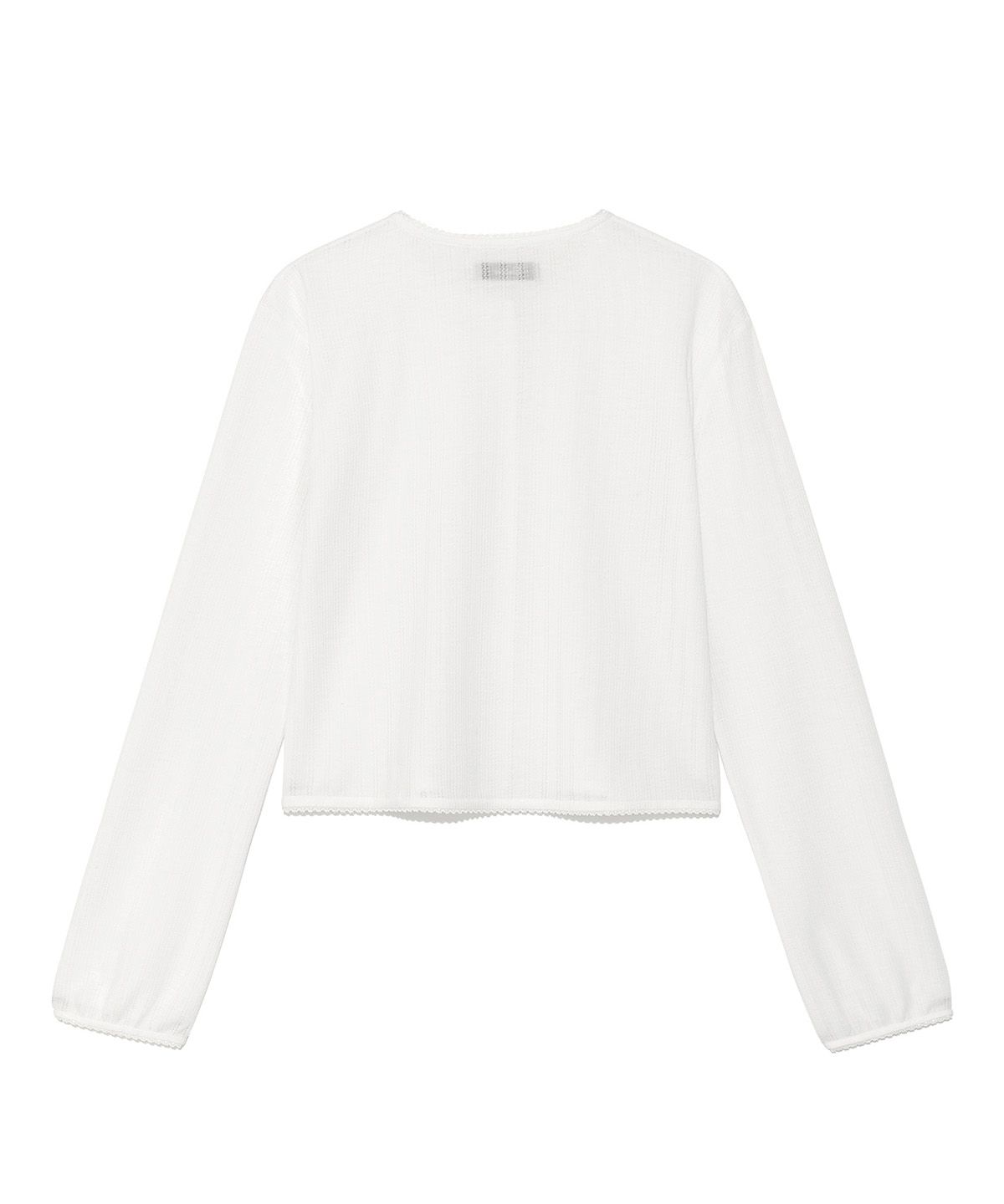 다이닛(DEINET) [YOON SOAP X DEINET] LACE CARDIGAN IN WHITE
