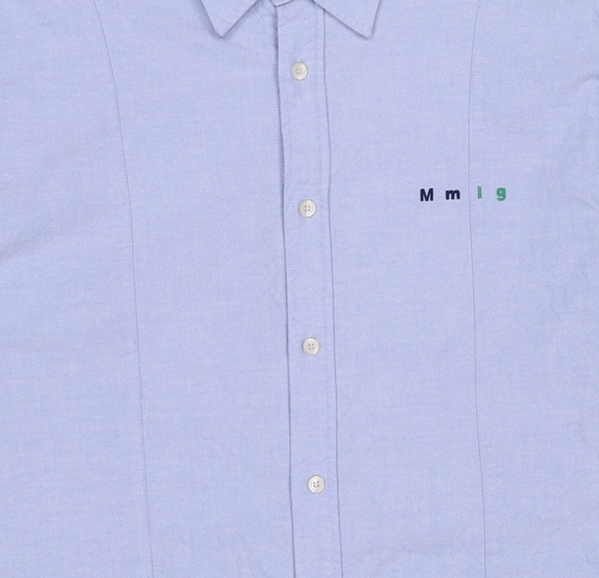 엠엠엘지(MMLG) [Mmlg] PANELS OXFORD SHIRT (SKY BLUE) L