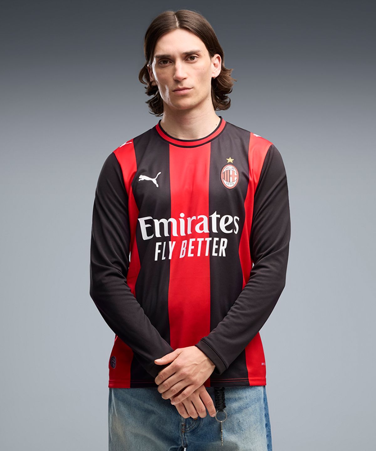 푸마(PUMA) ACM Home Jersey Replica LS