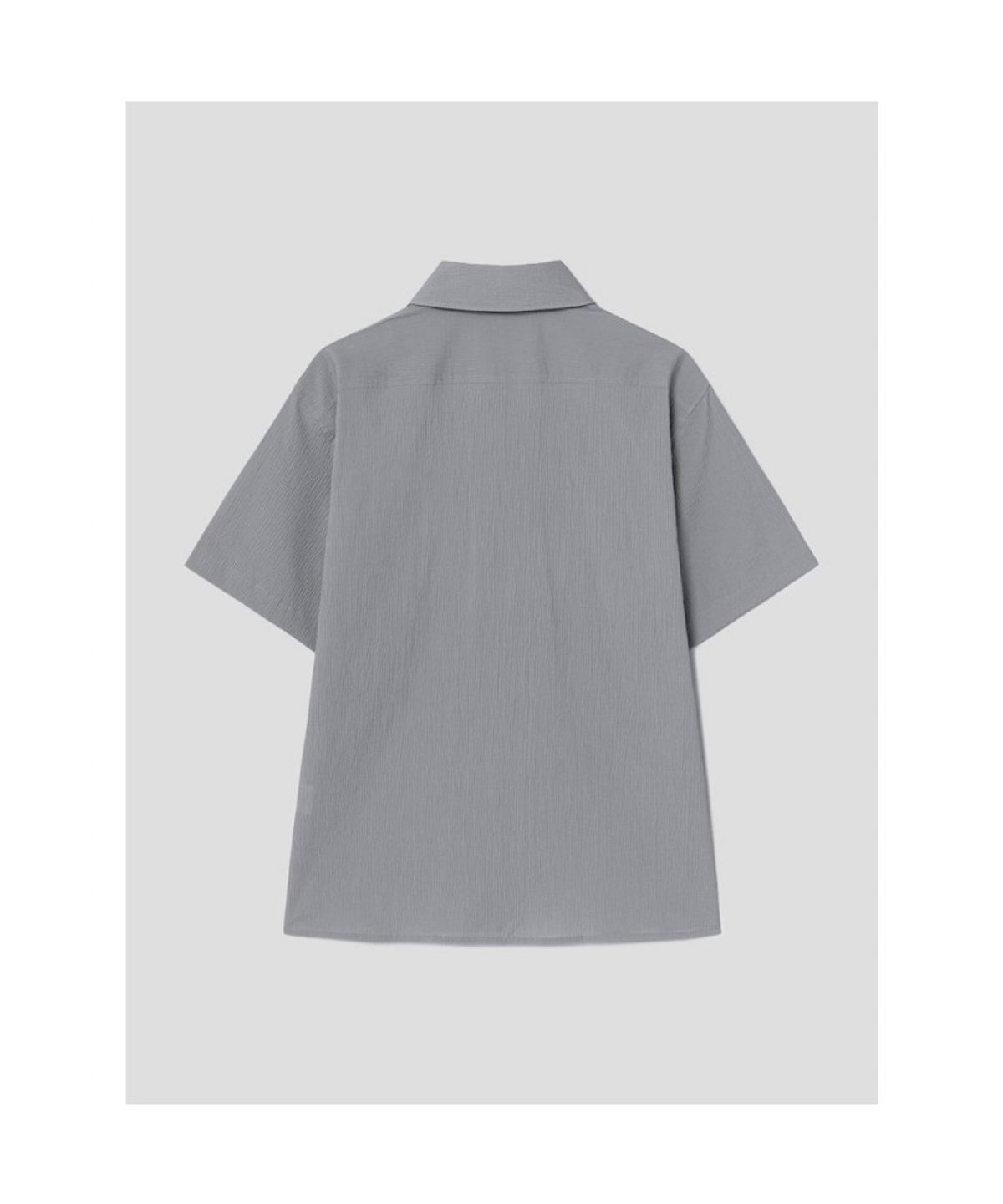 GLXY (갤럭시 라이프스타일)(GLXY (GALAXY LIFESTYLE)) GLXY [갤럭시라이프스타일][三無衣服] AIRY 하프 셔츠 (SETUP)  그레이