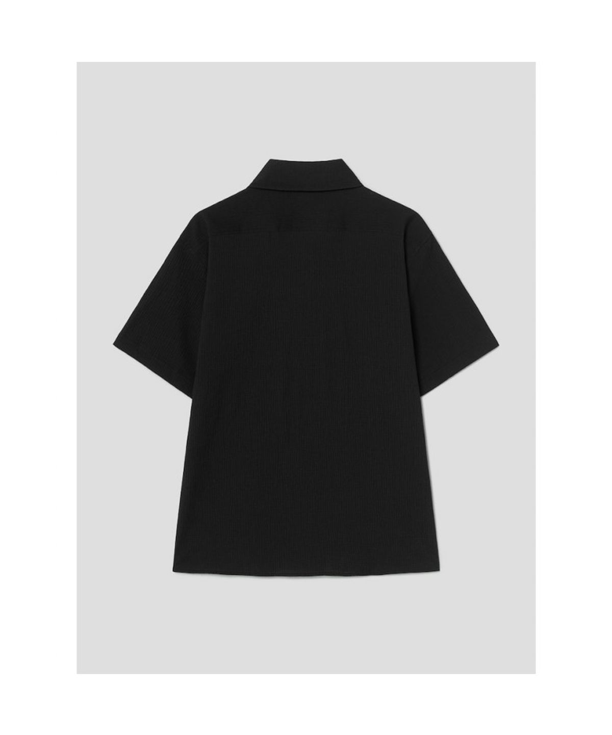 GLXY (갤럭시 라이프스타일)(GLXY (GALAXY LIFESTYLE)) GLXY [갤럭시라이프스타일][三無衣服] AIRY 하프 셔츠 (SETUP)  블랙