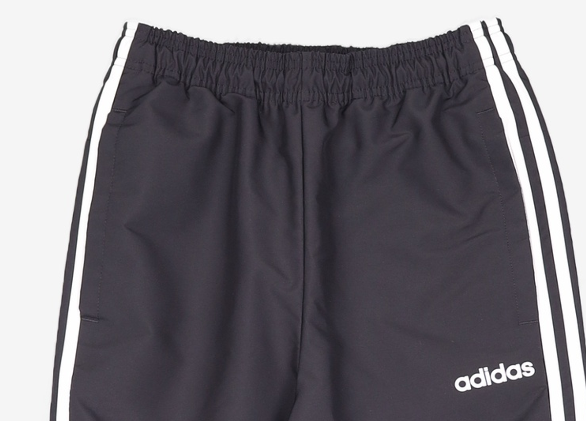 아디다스(ADIDAS) 에센셜 3S 윈드 팬츠 - 블랙:화이트 / DQ3100 S