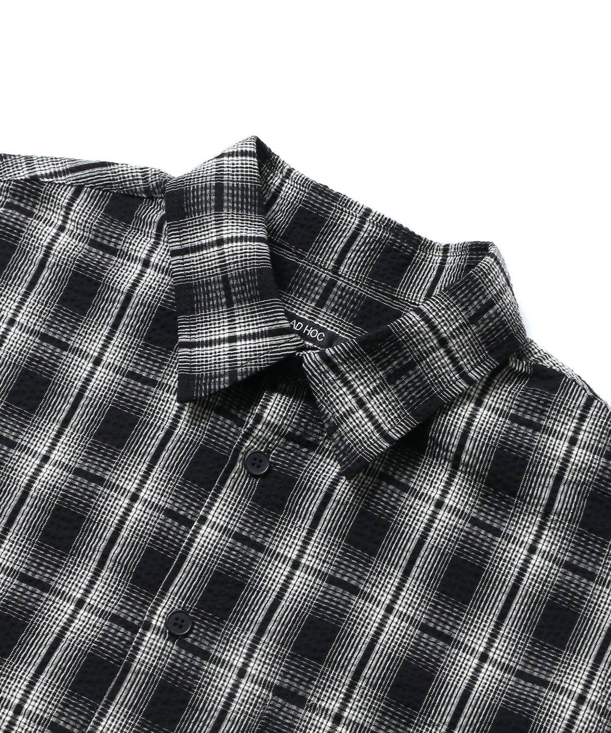 애드호크(ADHOC) 남성 체크 반팔 베이직 셔츠 (2 COLOR) (HC6SSA1)