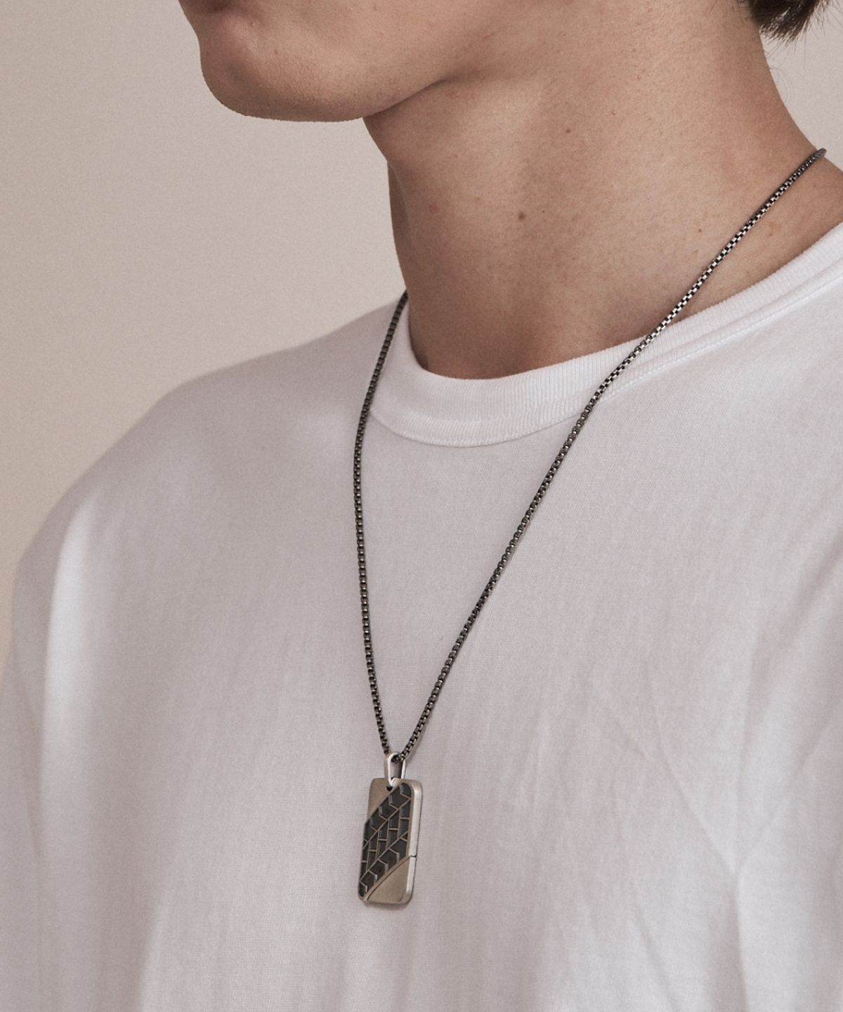 더스틸룸(THESTILLROOM) [SILVER] #N2604  mark necklace
