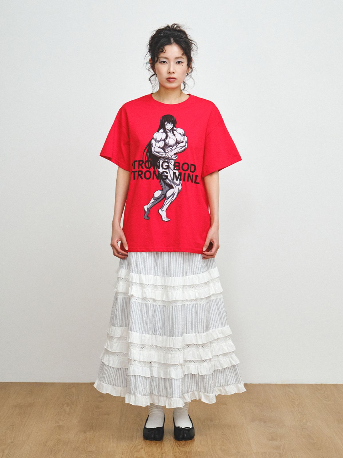 플리즈프로젝트(PLZPROJECT) STRONG T-SHIRT, RED