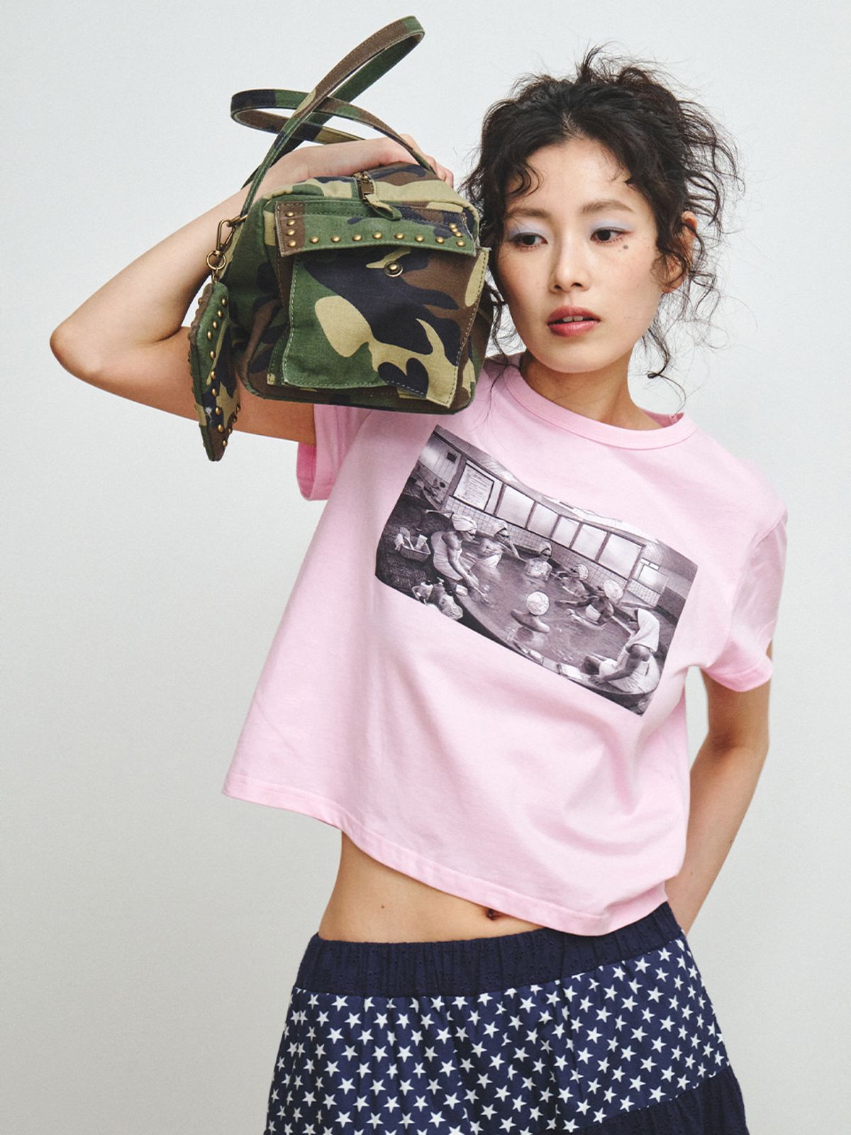 플리즈프로젝트(PLZPROJECT) COMBAT BOSTON BAG, WOODLAND