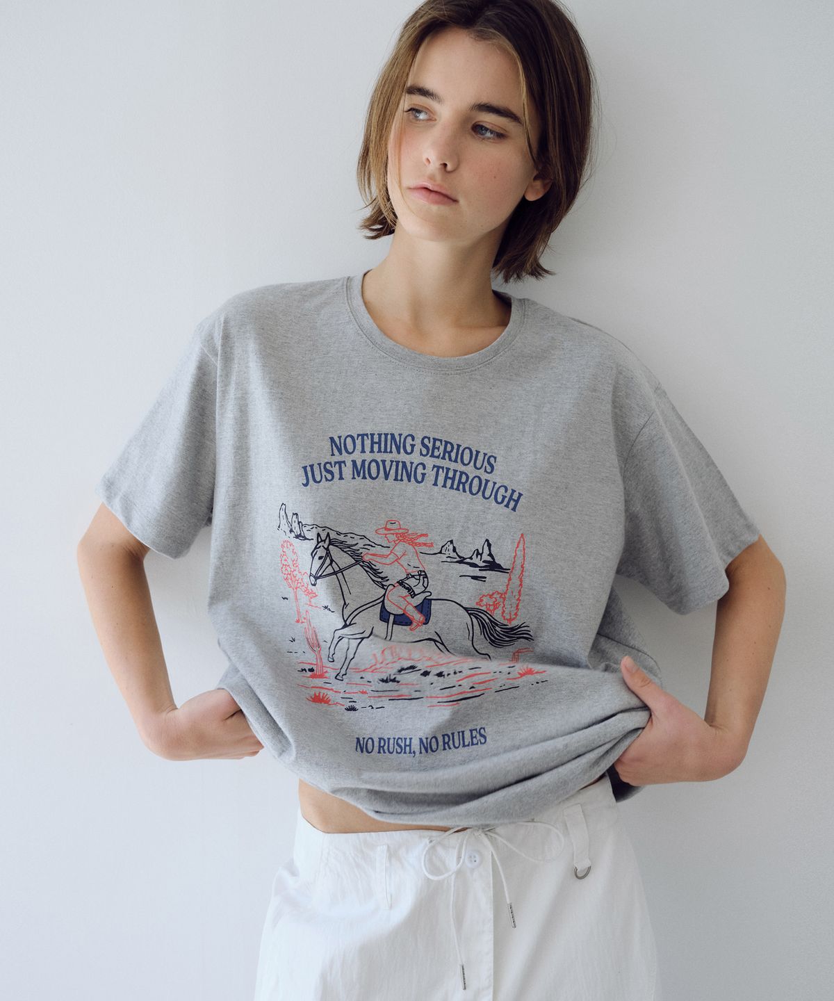 유라고(URAGO) Rush boxy t-shirt