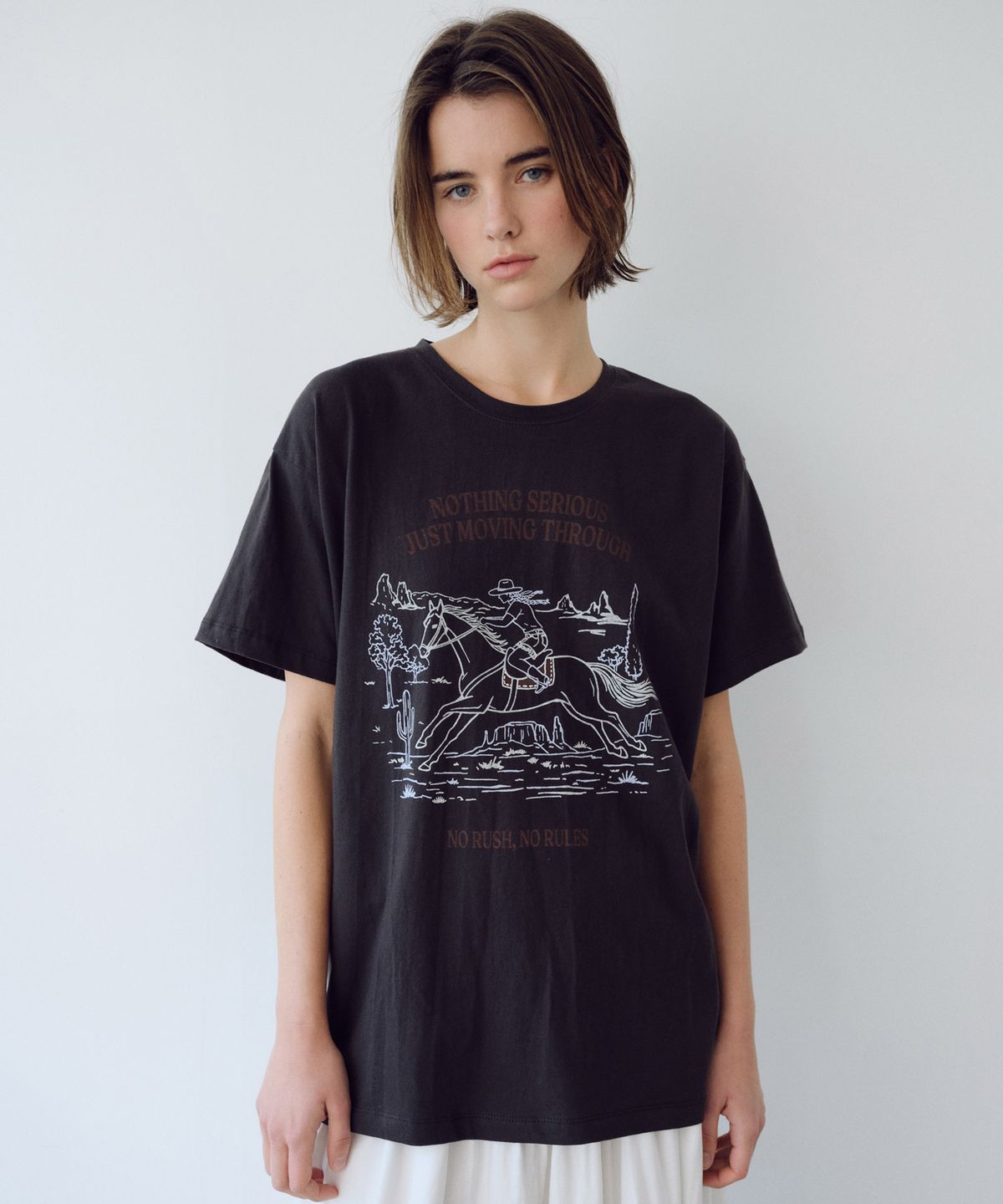 유라고(URAGO) Rush boxy t-shirt