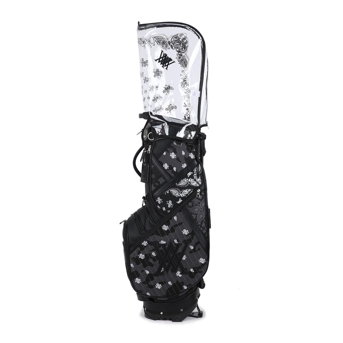 어뉴골프(ANEW GOLF) 9 UNI PAISLEY STANDBAG_BK