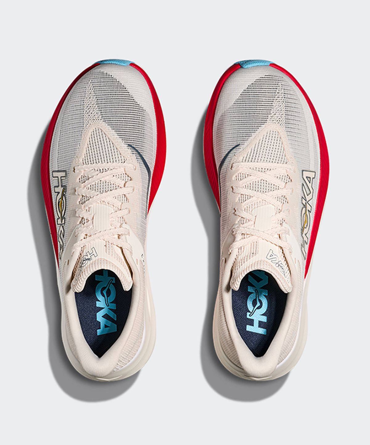호카(HOKA) (공용) 로켓 X 3 - 알라바스터:프로스트 / 1168724-ARFR