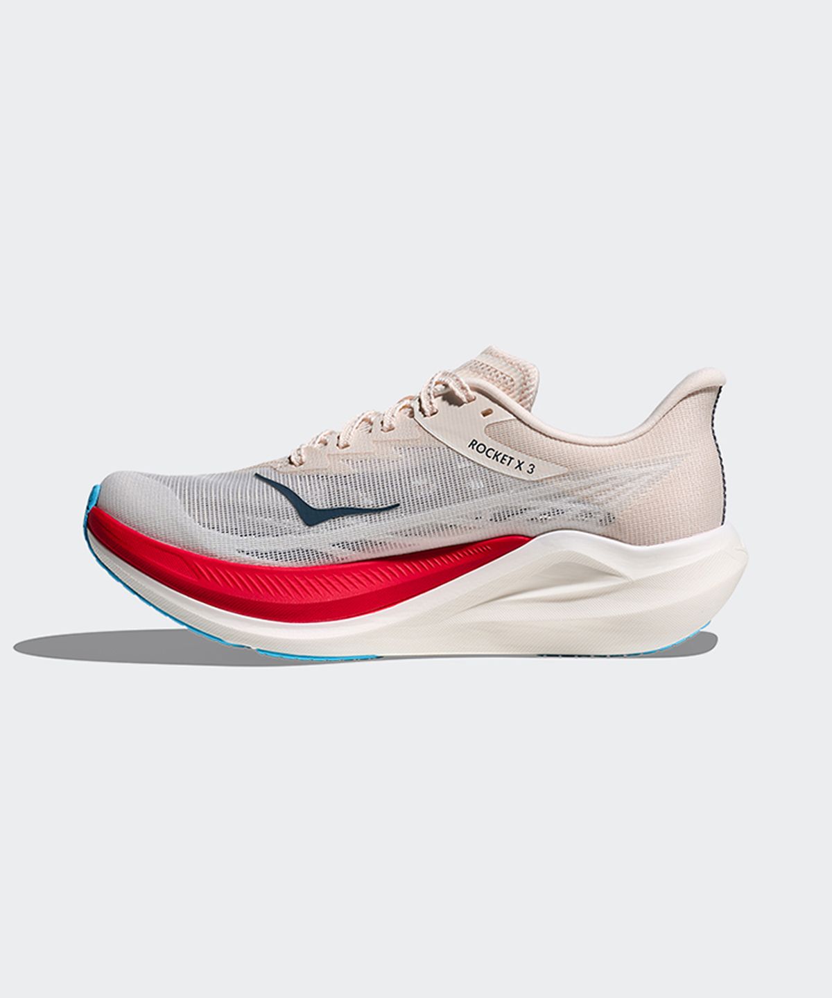 호카(HOKA) (공용) 로켓 X 3 - 알라바스터:프로스트 / 1168724-ARFR