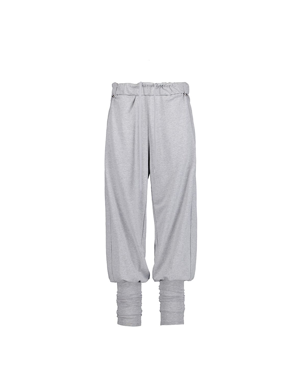 필세(PHILCE) Rolled waist warmer pants, Gray