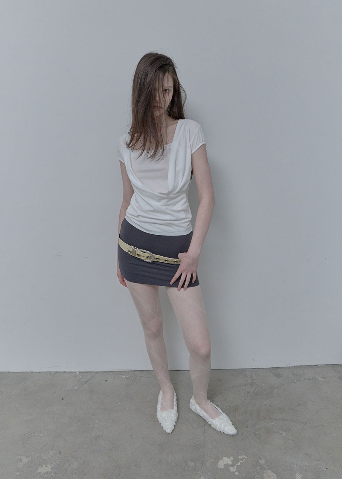 필세(PHILCE) Folding Low Shorts, Charcoal