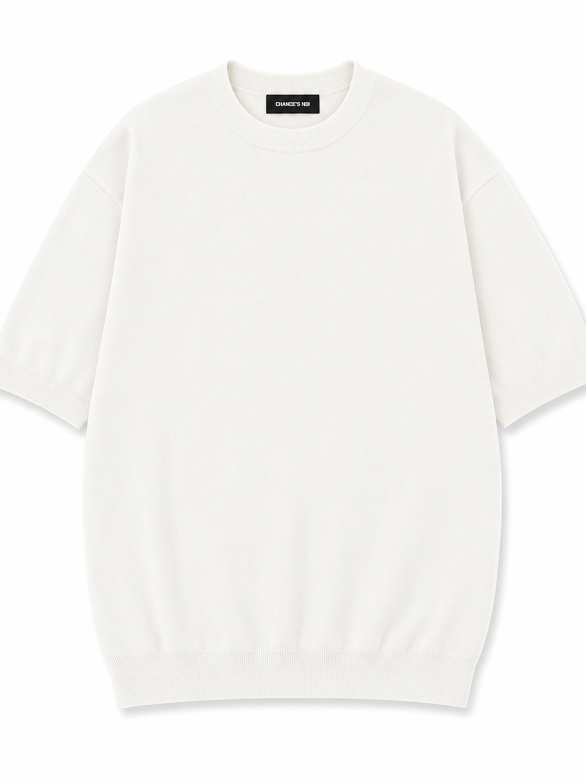 챈세스노이(CHANCE'S NOI) 쿨 라운드 하프 니트(4color)/CRHK