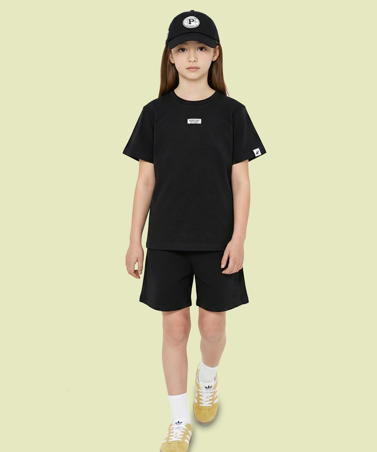 비버리힐즈 폴로클럽 키즈(BEVERLY HILLS POLO CLUB KIDS) 페이즈반팔티셔츠 [블랙]