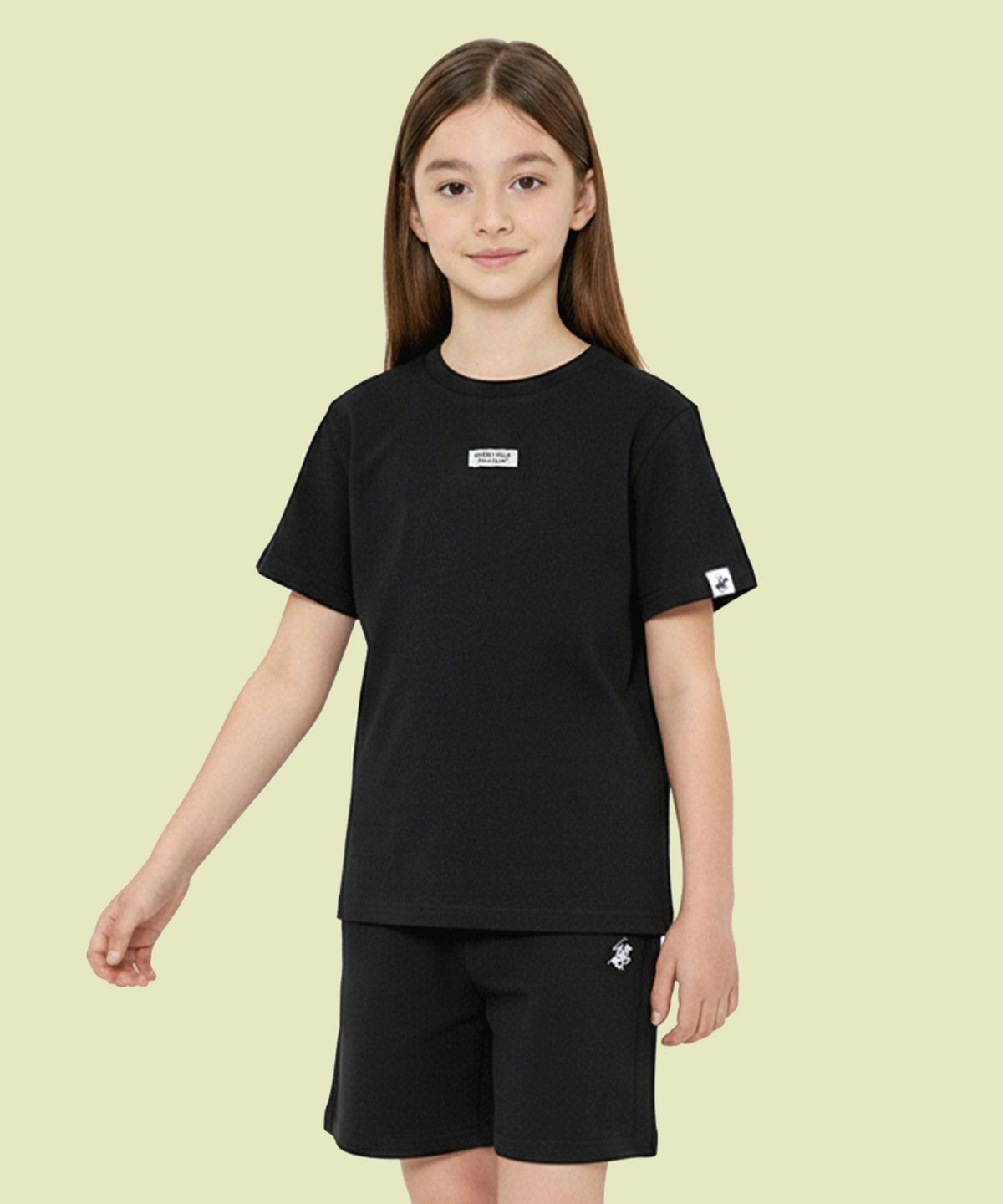비버리힐즈 폴로클럽 키즈(BEVERLY HILLS POLO CLUB KIDS) 페이즈반팔티셔츠 [블랙]