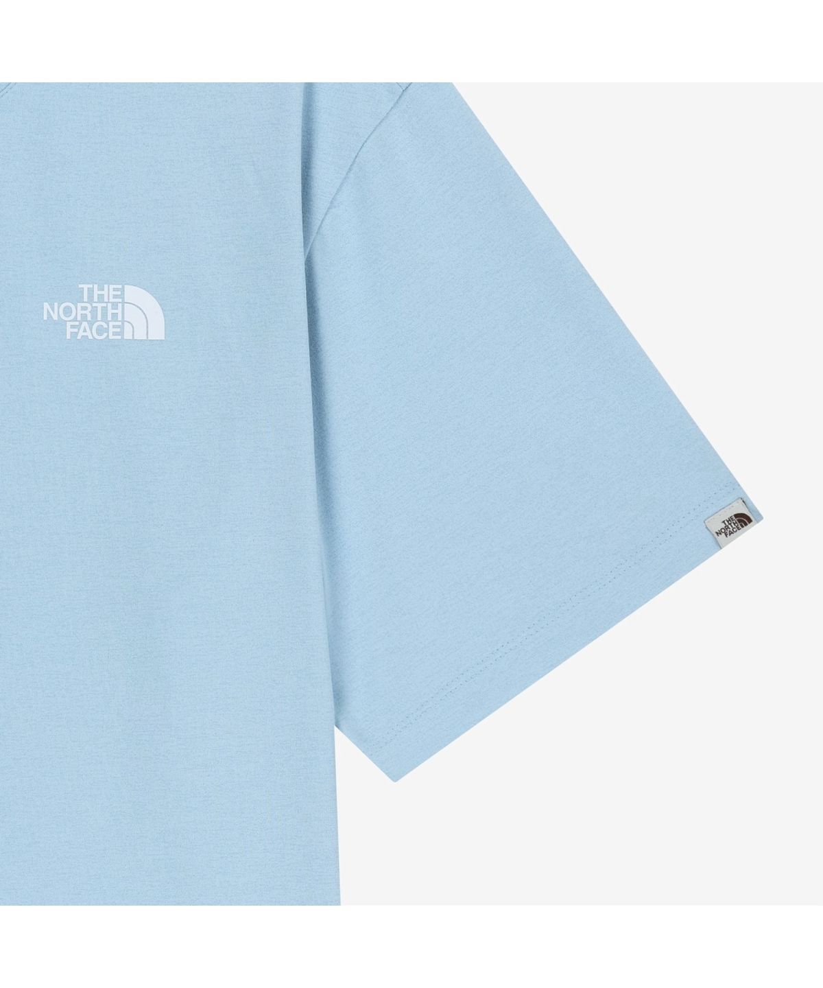 노스페이스(THE NORTH FACE) NT7US13L 스틴슨 반팔 티 LIGHT BLUE