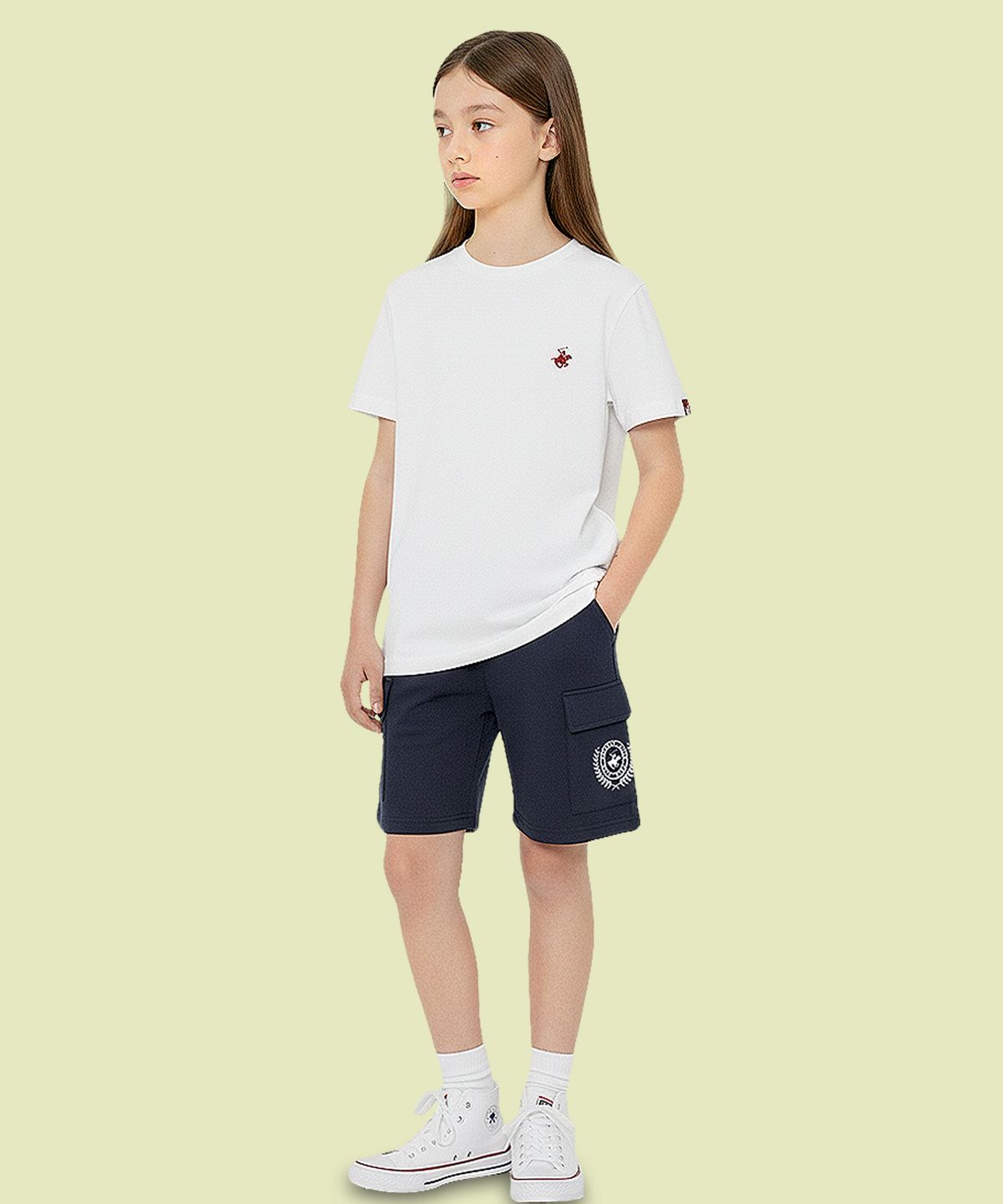 비버리힐즈 폴로클럽 키즈(BEVERLY HILLS POLO CLUB KIDS) 다이얼포켓5부팬츠 [네이비]