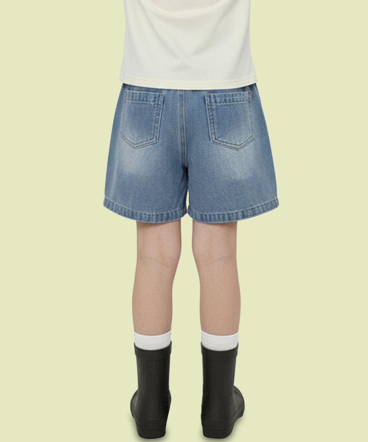 비버리힐즈 폴로클럽 키즈(BEVERLY HILLS POLO CLUB KIDS) 필드데님4부팬츠 [라이트블루]