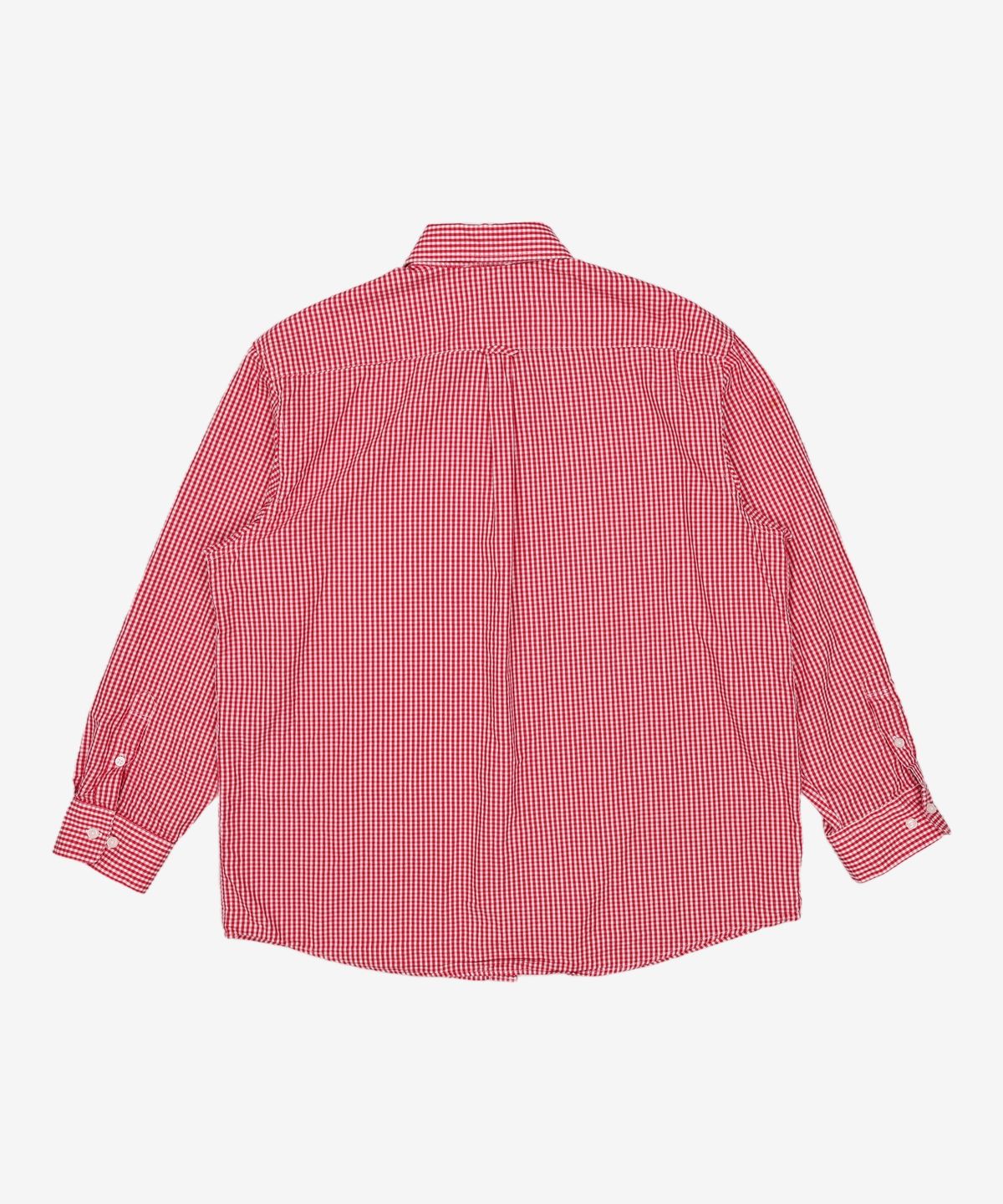 마리떼 프랑소와 저버(MARITHÉ + FRANҪOIS GIRBAUD) GINGHAM CHECK SHIRT red L