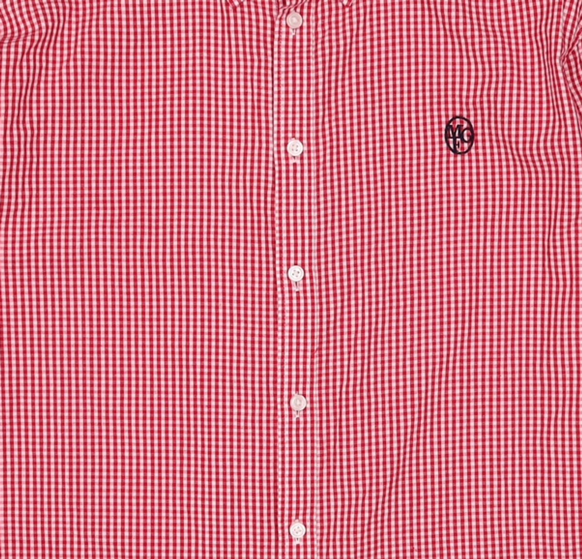 마리떼 프랑소와 저버(MARITHÉ + FRANҪOIS GIRBAUD) GINGHAM CHECK SHIRT red L
