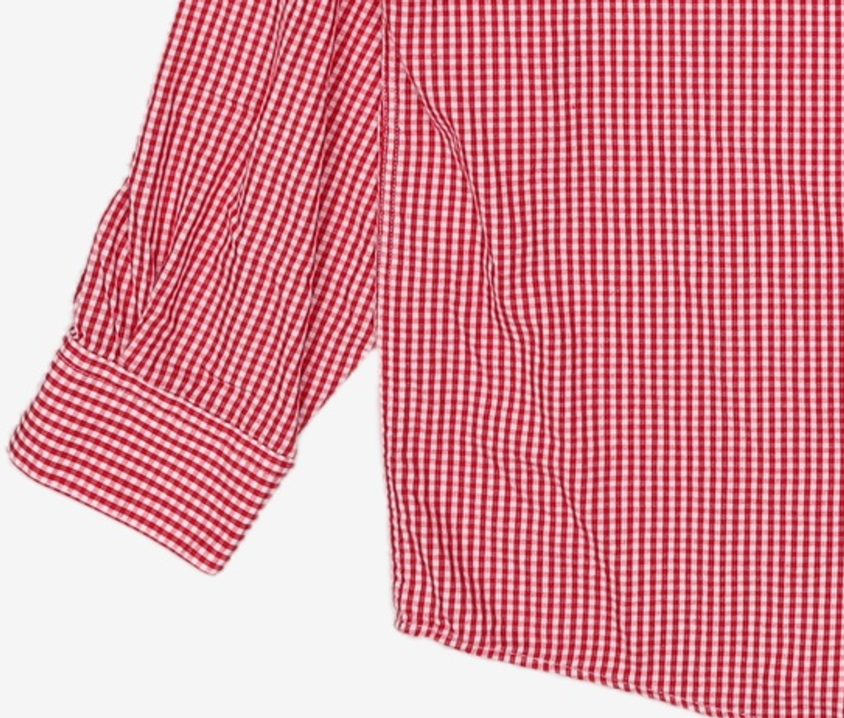 마리떼 프랑소와 저버(MARITHÉ + FRANҪOIS GIRBAUD) GINGHAM CHECK SHIRT red L