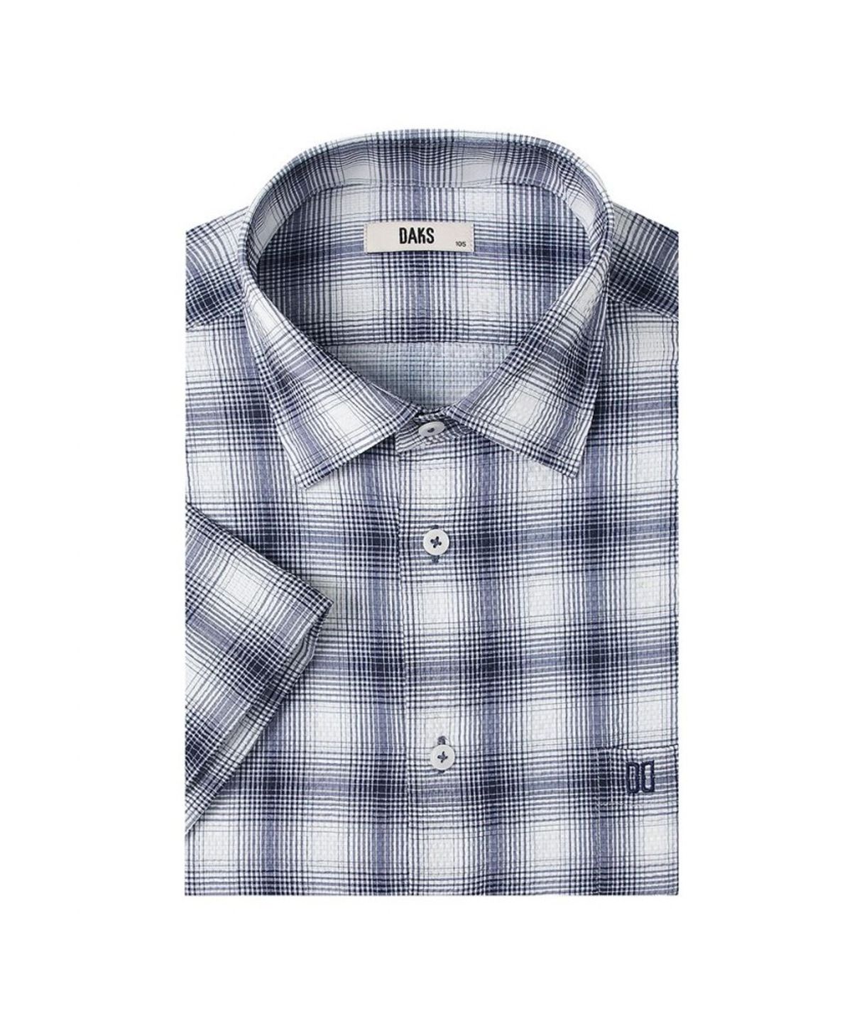닥스셔츠(DAKS SHIRTS) 노케어 시어서커 미디움체크셔츠_DMS1SHCS113B1