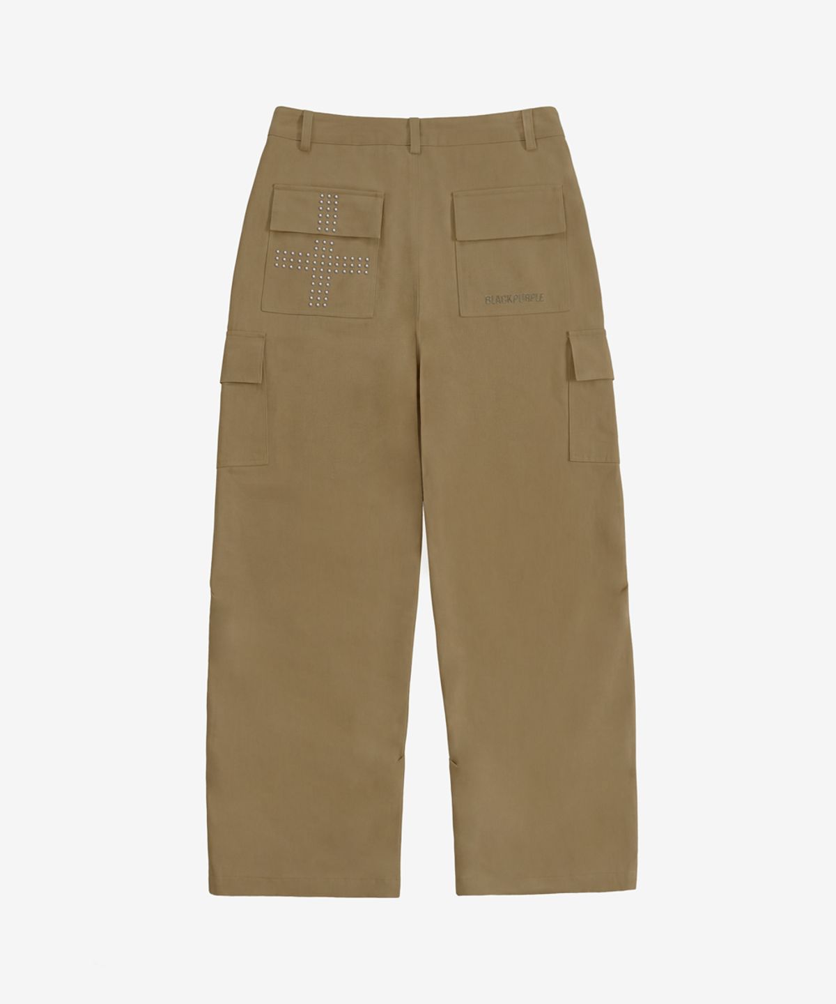 블랙 퍼플(BLACK PURPLE) 모듈 포켓 카고 팬츠_베이지 Module Pocket Cargo Pants_Beige