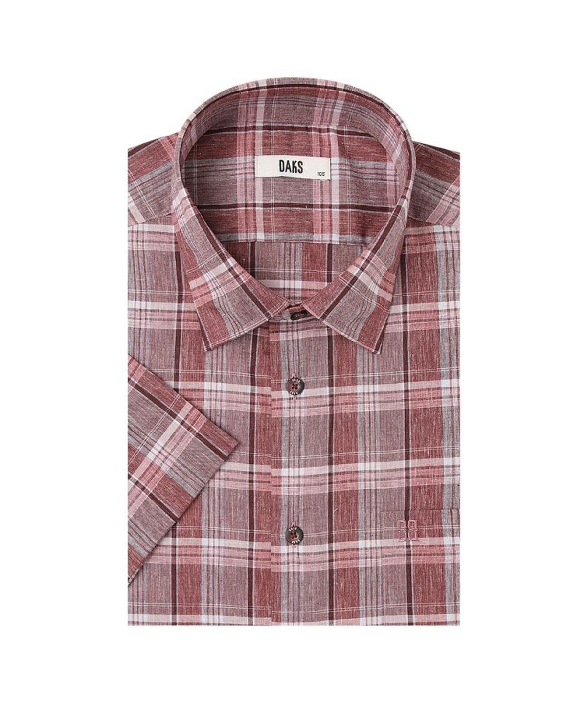 닥스셔츠(DAKS SHIRTS) 이지케어 린넨혼방 미디움체크셔츠_DMS1SHCS110R1