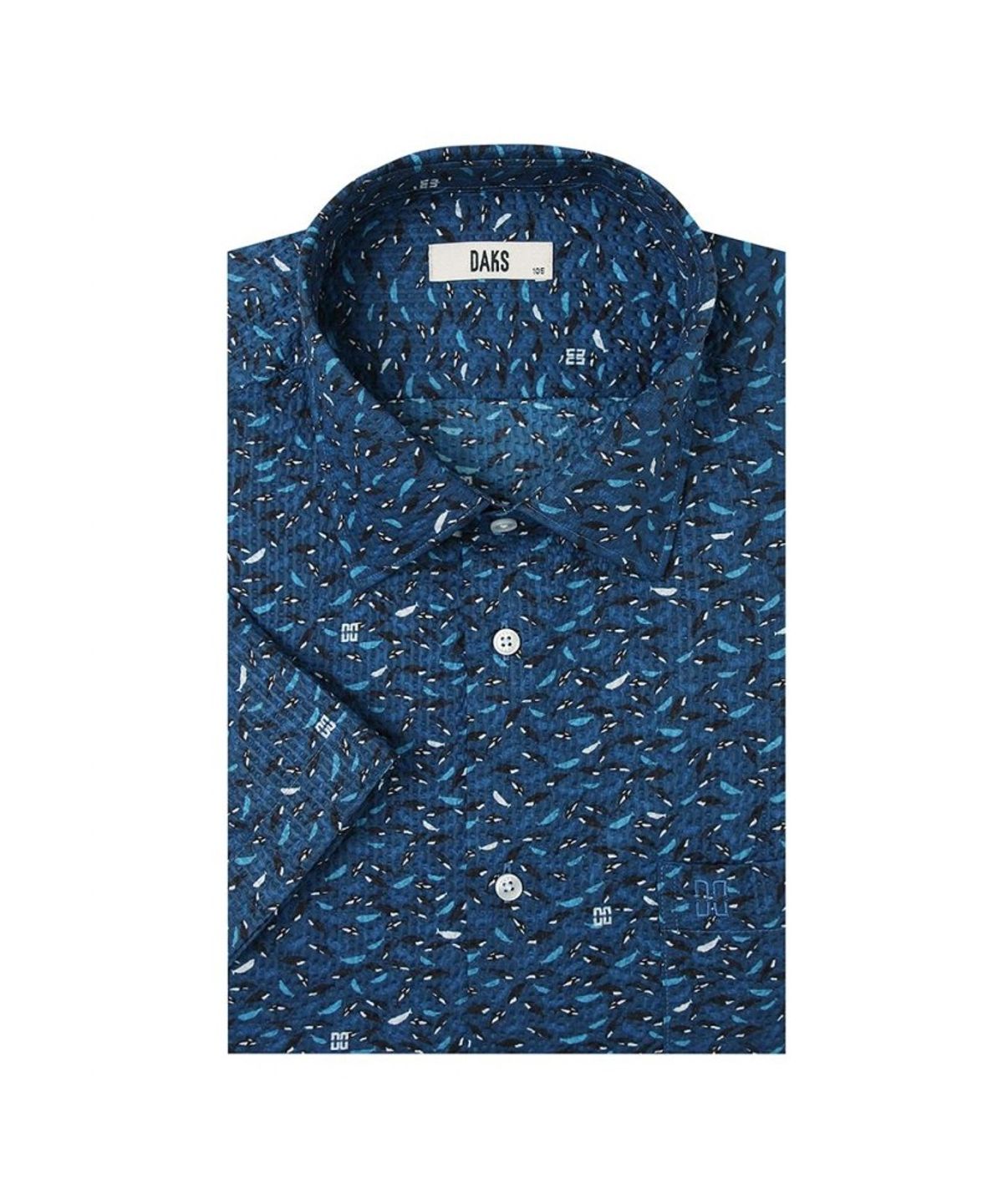 닥스셔츠(DAKS SHIRTS) 이지케어 면100 프린트 드레스셔츠_DMS1SHDS130N1