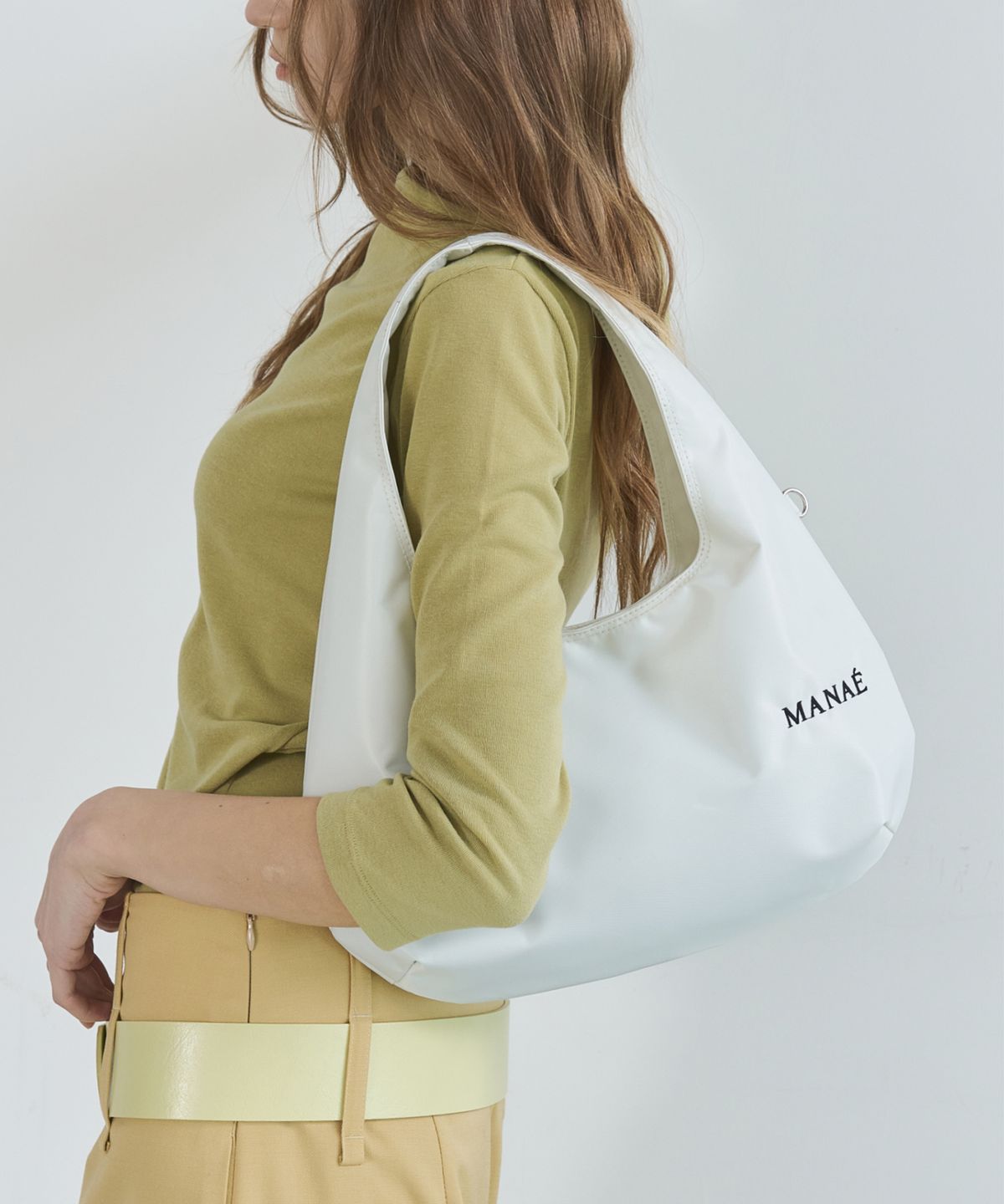 마나에(MANAÉ) Luna Bag _Cream