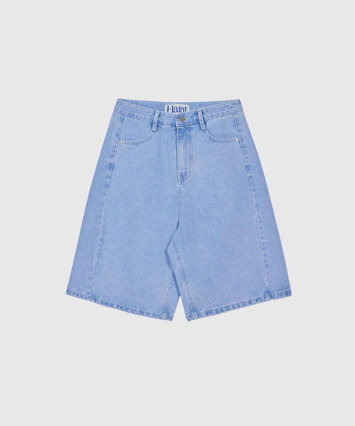 헤인트(HAINT) HARPER SIDE-CUTTING BERMUDA DENIM PANTS 2COL__LIGHT BLUE
