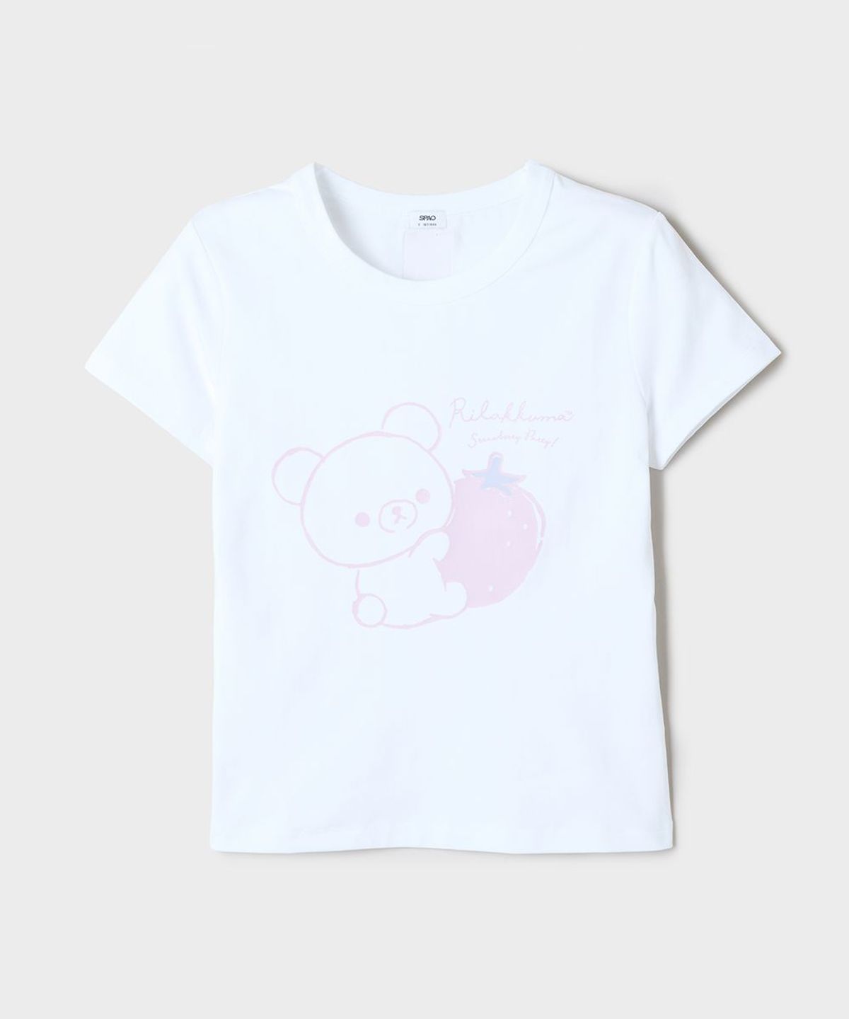 스파오(SPAO) [리락쿠마] 슬림핏 반팔 티셔츠(White)_SPRLG25U23
