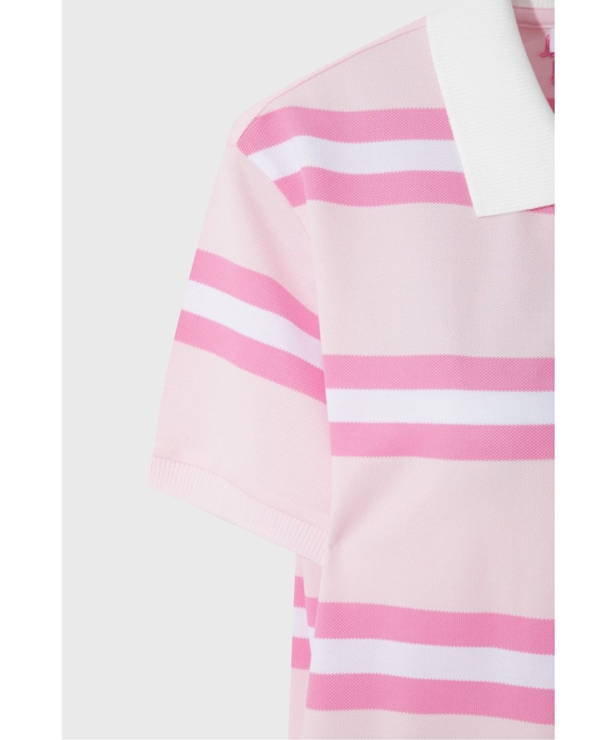 왁(WAAC) Women Stripe Loose-Fit Polo WWTCM26503PIL