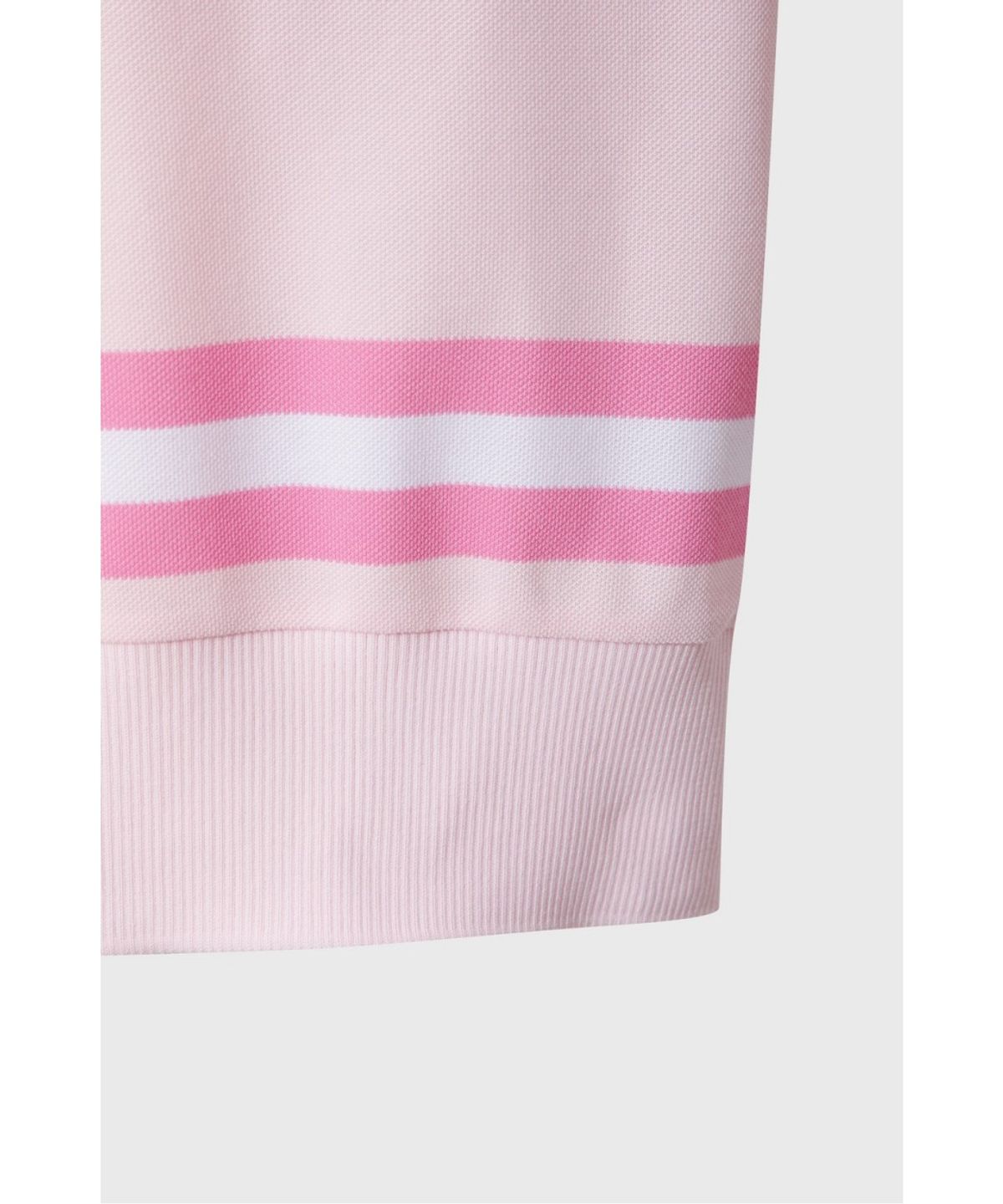 왁(WAAC) Women Stripe Loose-Fit Polo WWTCM26503PIL