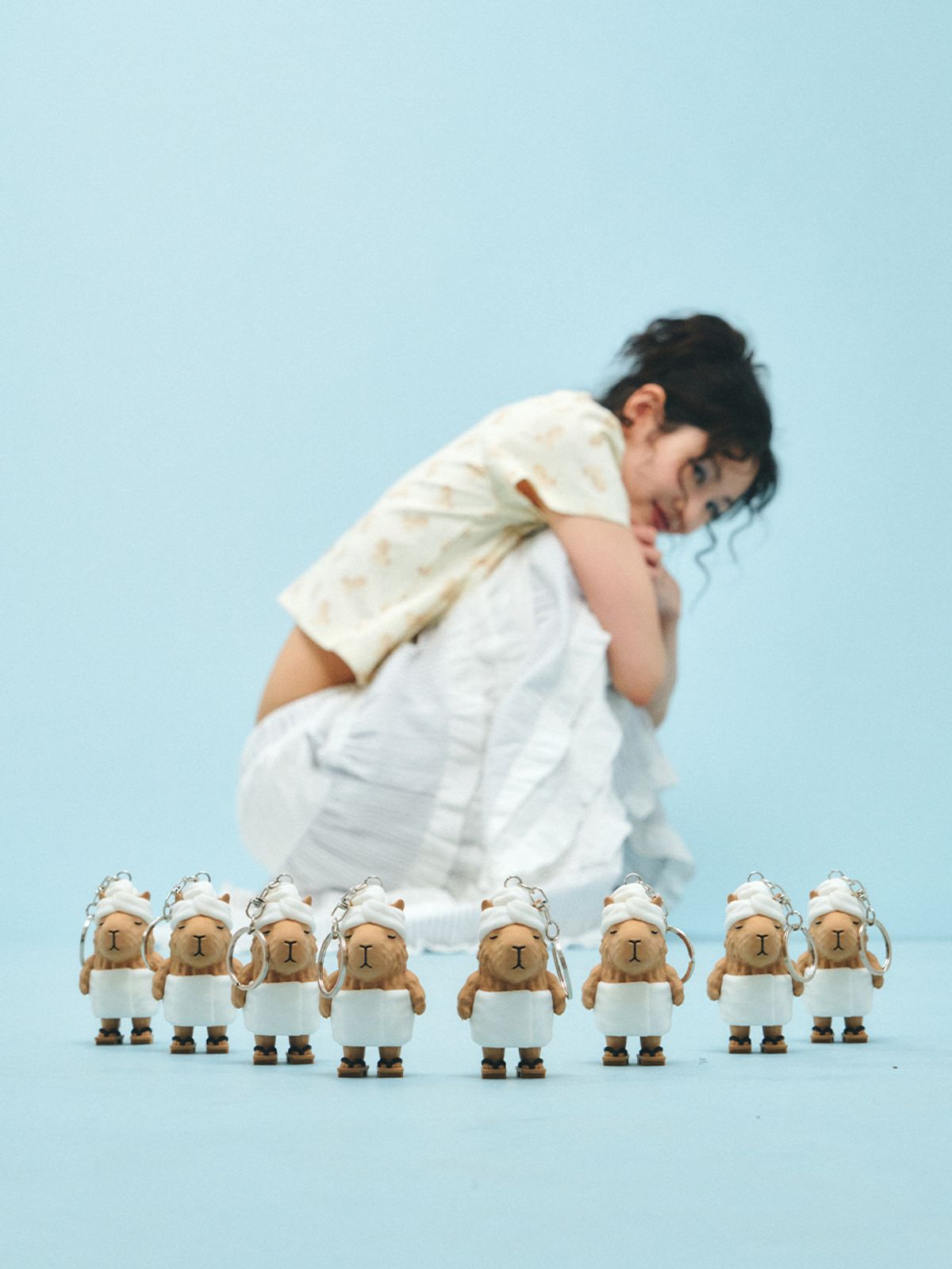 플리즈프로젝트(PLZPROJECT) SAUNA CAPYBARA KEYRING