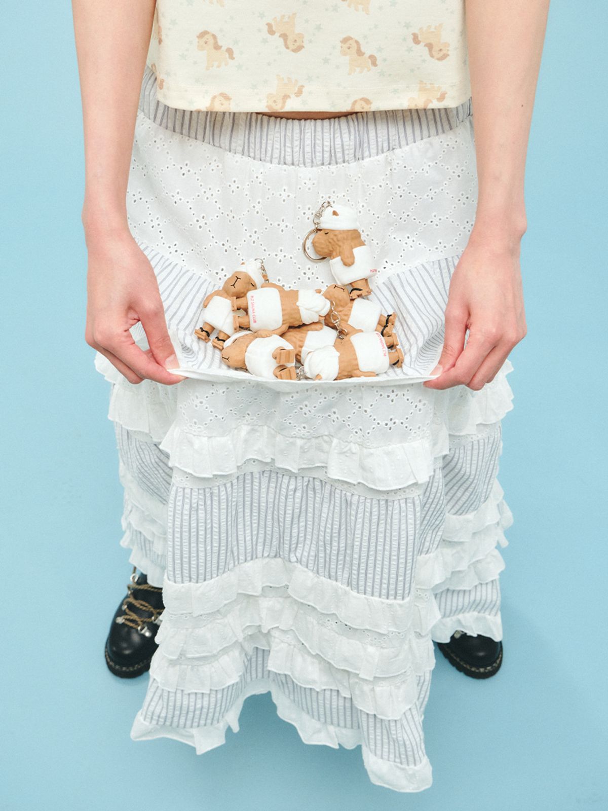 플리즈프로젝트(PLZPROJECT) SAUNA CAPYBARA KEYRING