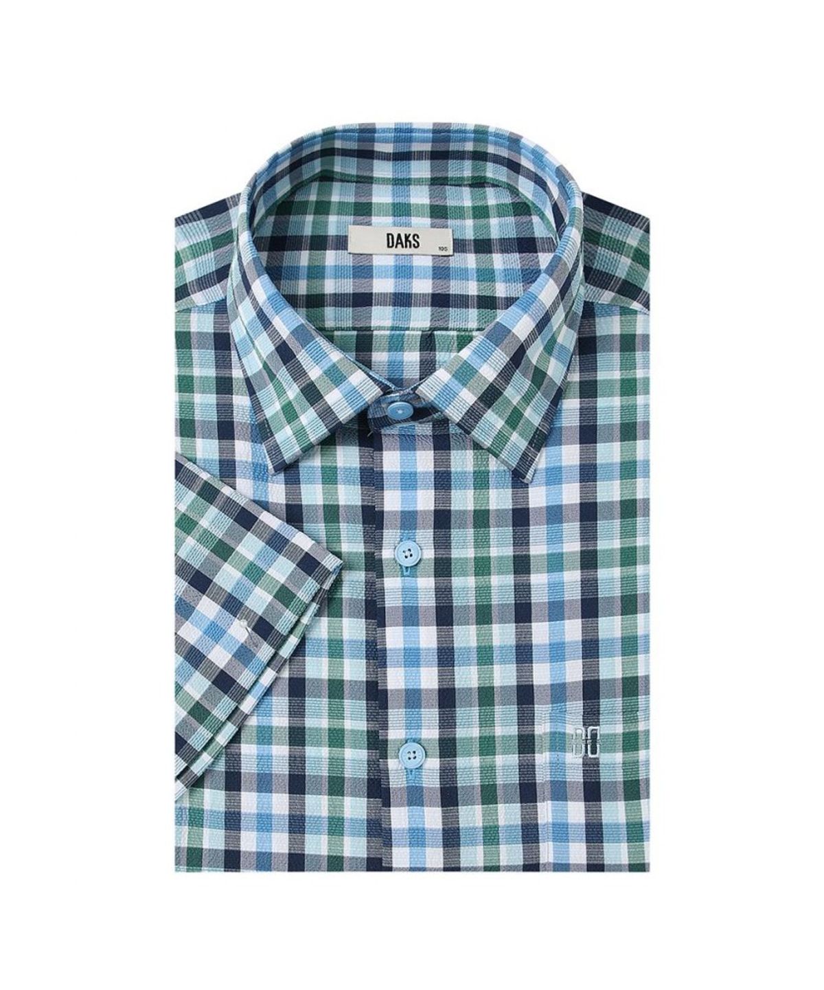 닥스셔츠(DAKS SHIRTS) 노케어 울혼방 스트레치 스몰체크셔츠_DMS3SHCS120E1