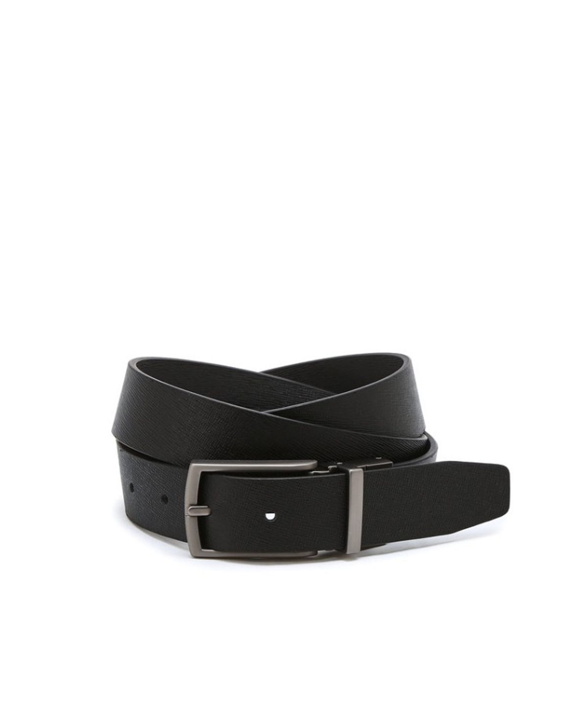 질스튜어트 맨 액세서리(JILLSTUART MEN ACC) [이지커팅] 블랙 단색 소가죽 벨트
