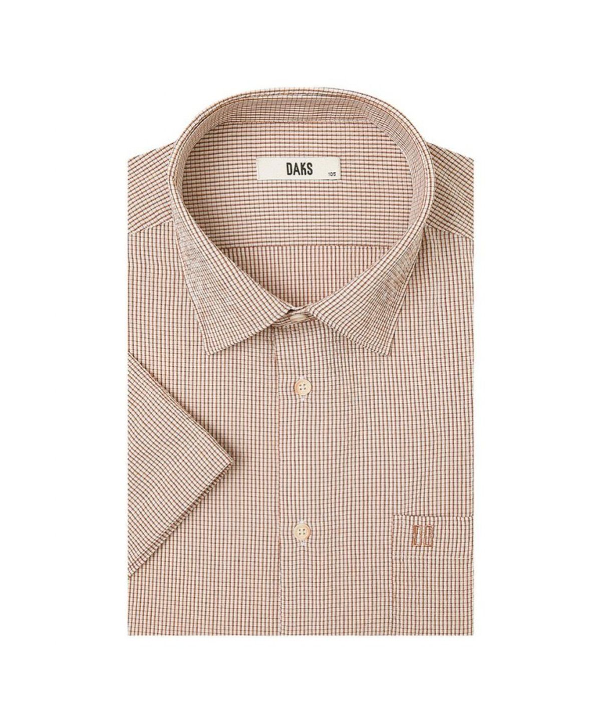 닥스셔츠(DAKS SHIRTS) 노케어 린넨혼방 체크 드레스셔츠_DMS1SHDS126O1
