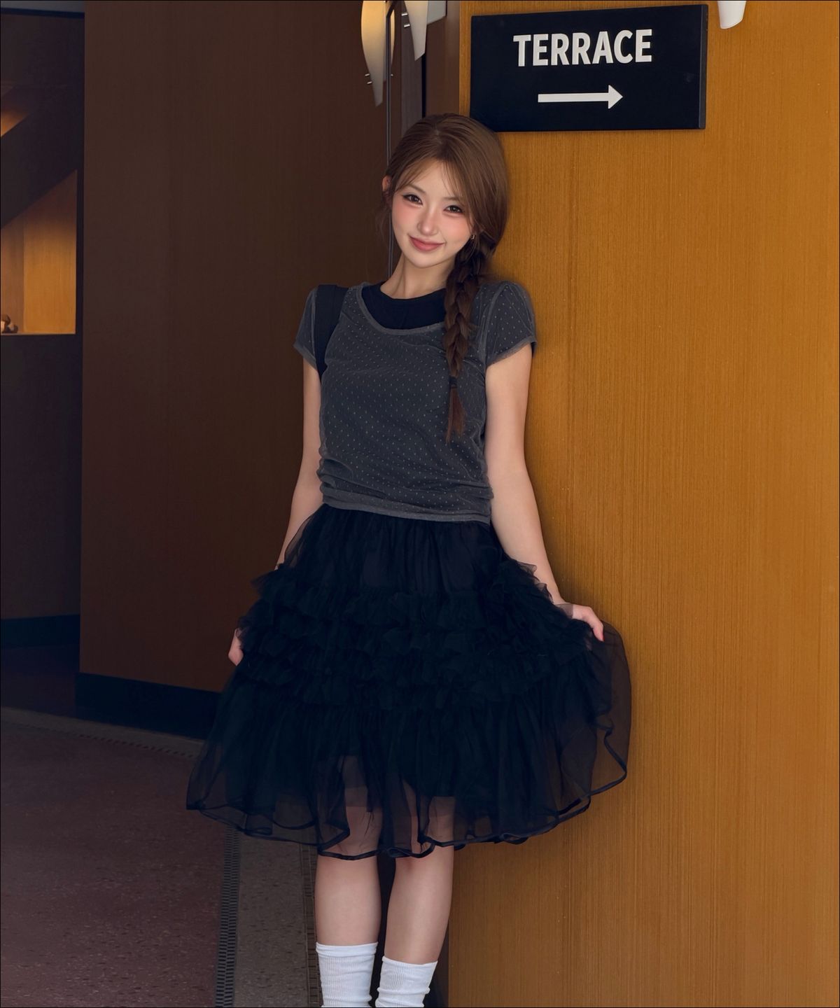 미쏘(MIXXO) 레이스 레이어드 스커트 RE WHG56TS_MIWWHG73QS