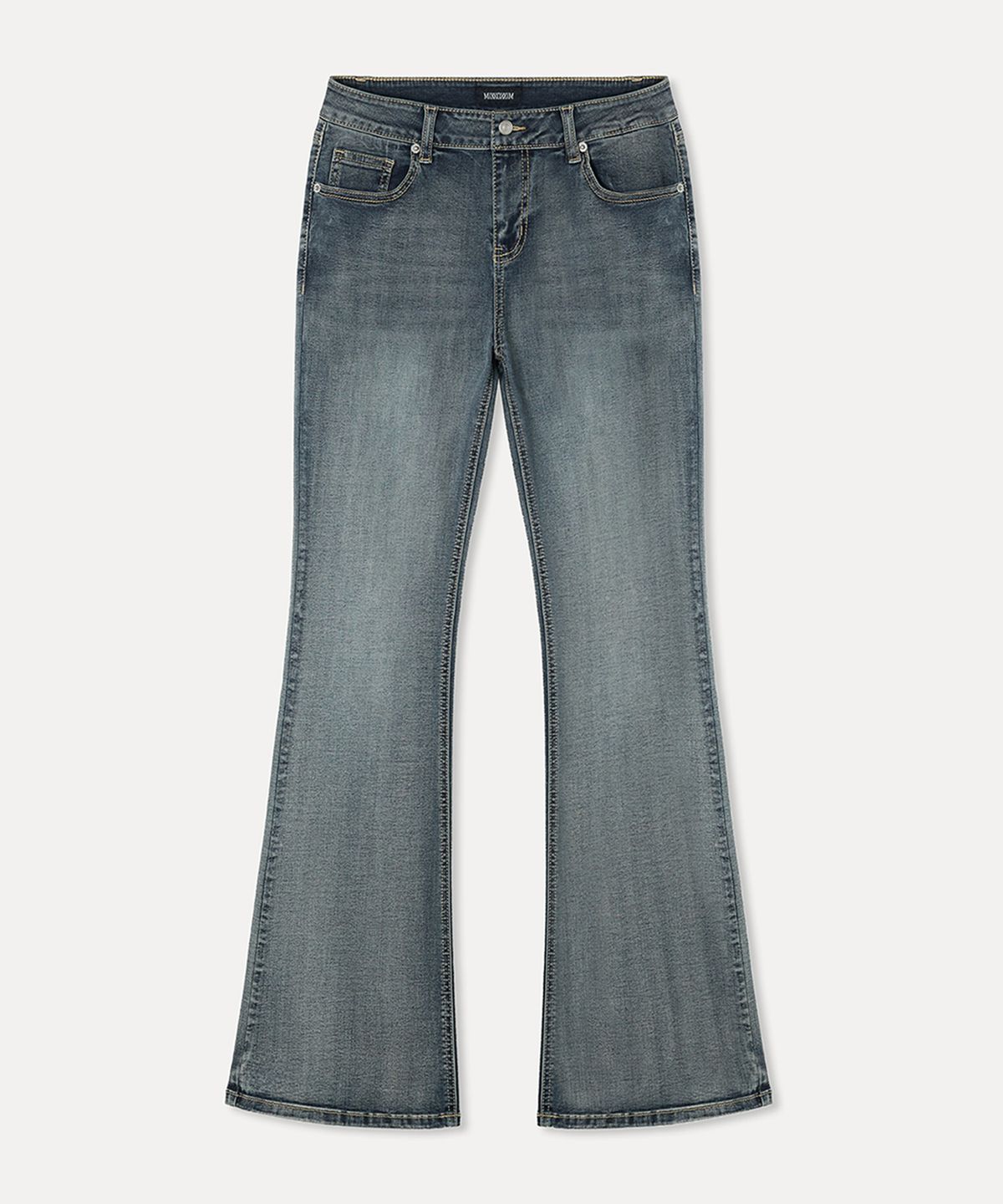 미쏘(MIXXO) 로우라이즈 워싱 부츠컷 데님_MIWTJG536J MIWTJG91QJ