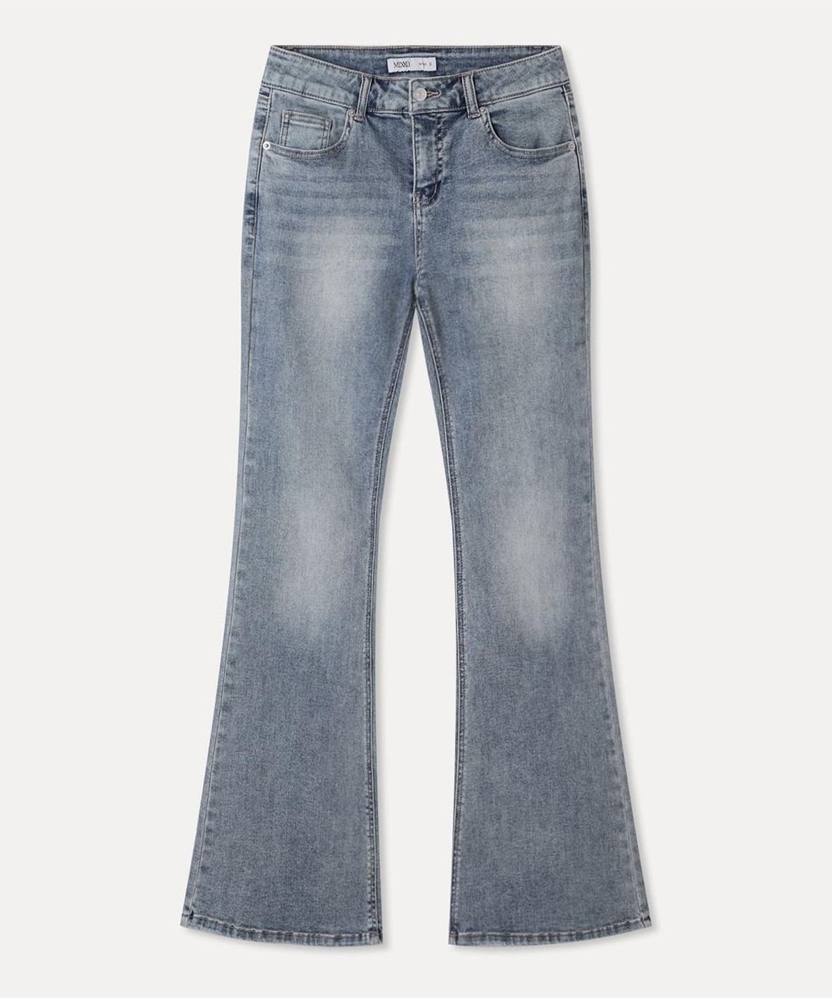 미쏘(MIXXO) 로우라이즈 워싱 부츠컷 데님_MIWTJG536J MIWTJG91QJ