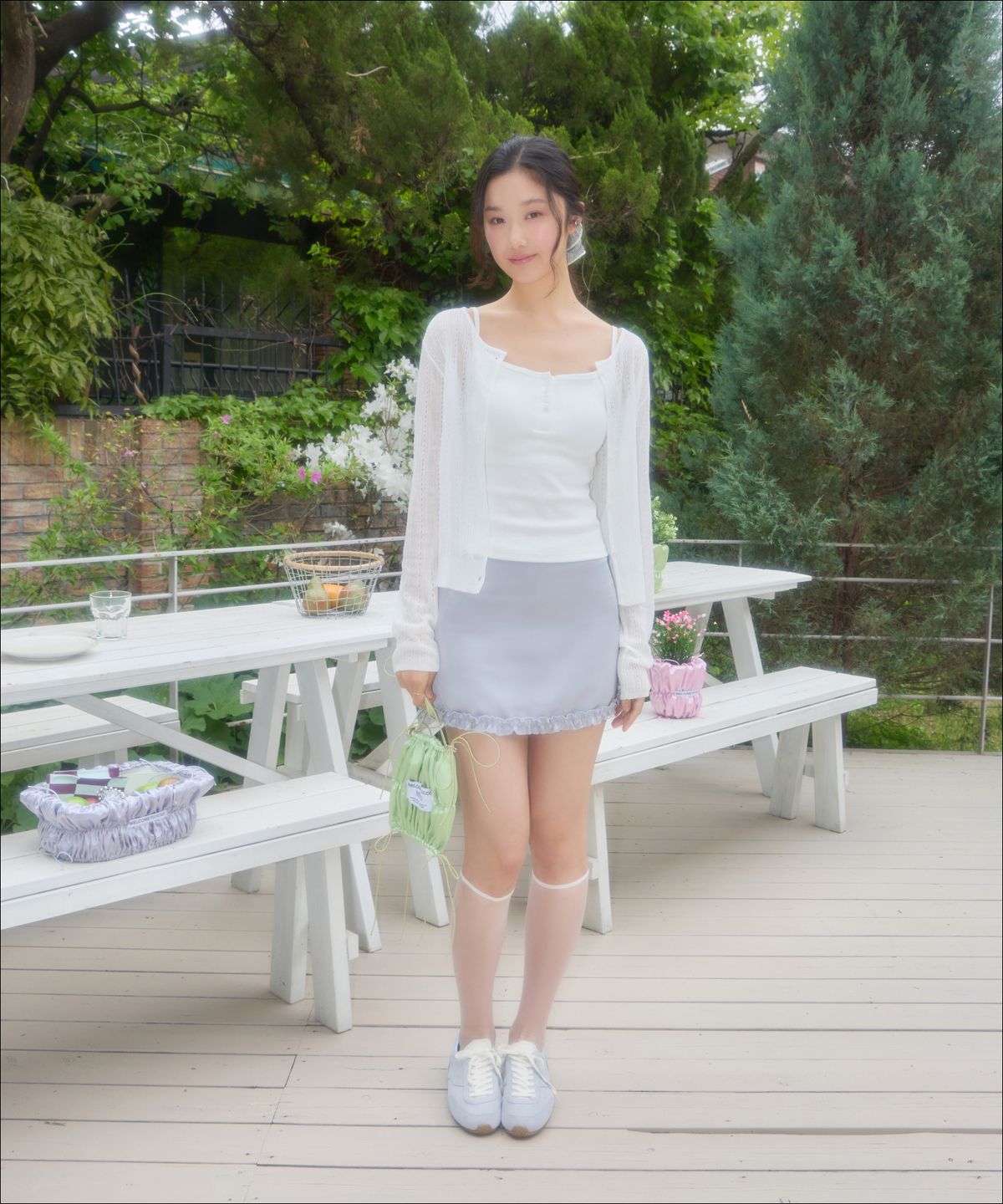 미쏘(MIXXO) 사틴 미니 스커트 RE WHG52NS_MIWWHG546G